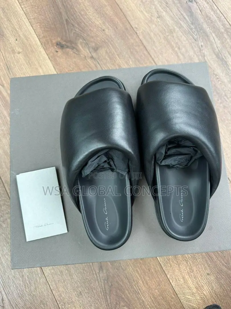 Double Padded High Quality Rick Owen Granolas Slide