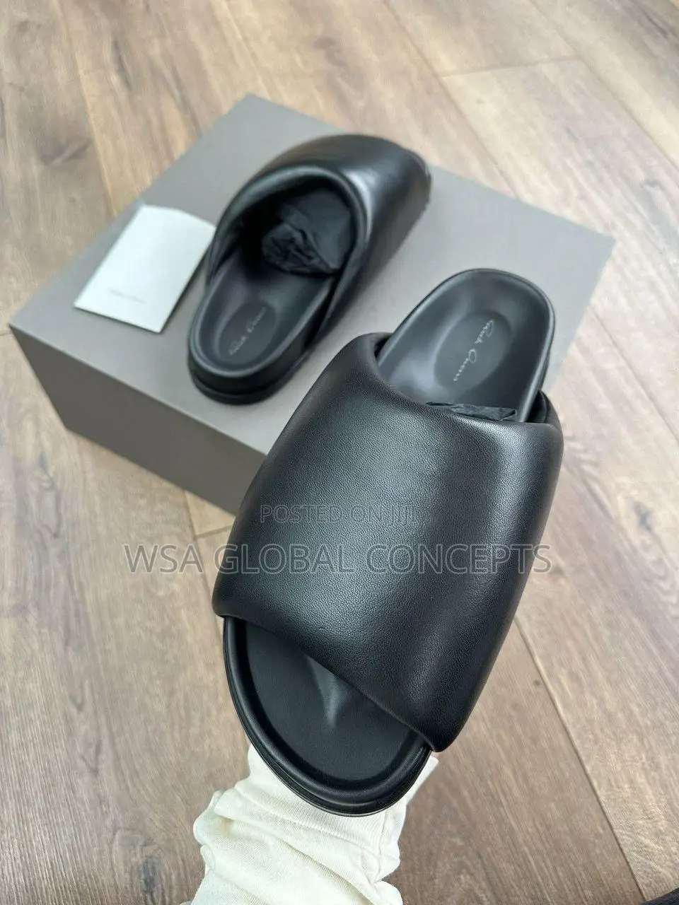 Double Padded High Quality Rick Owen Granolas Slide