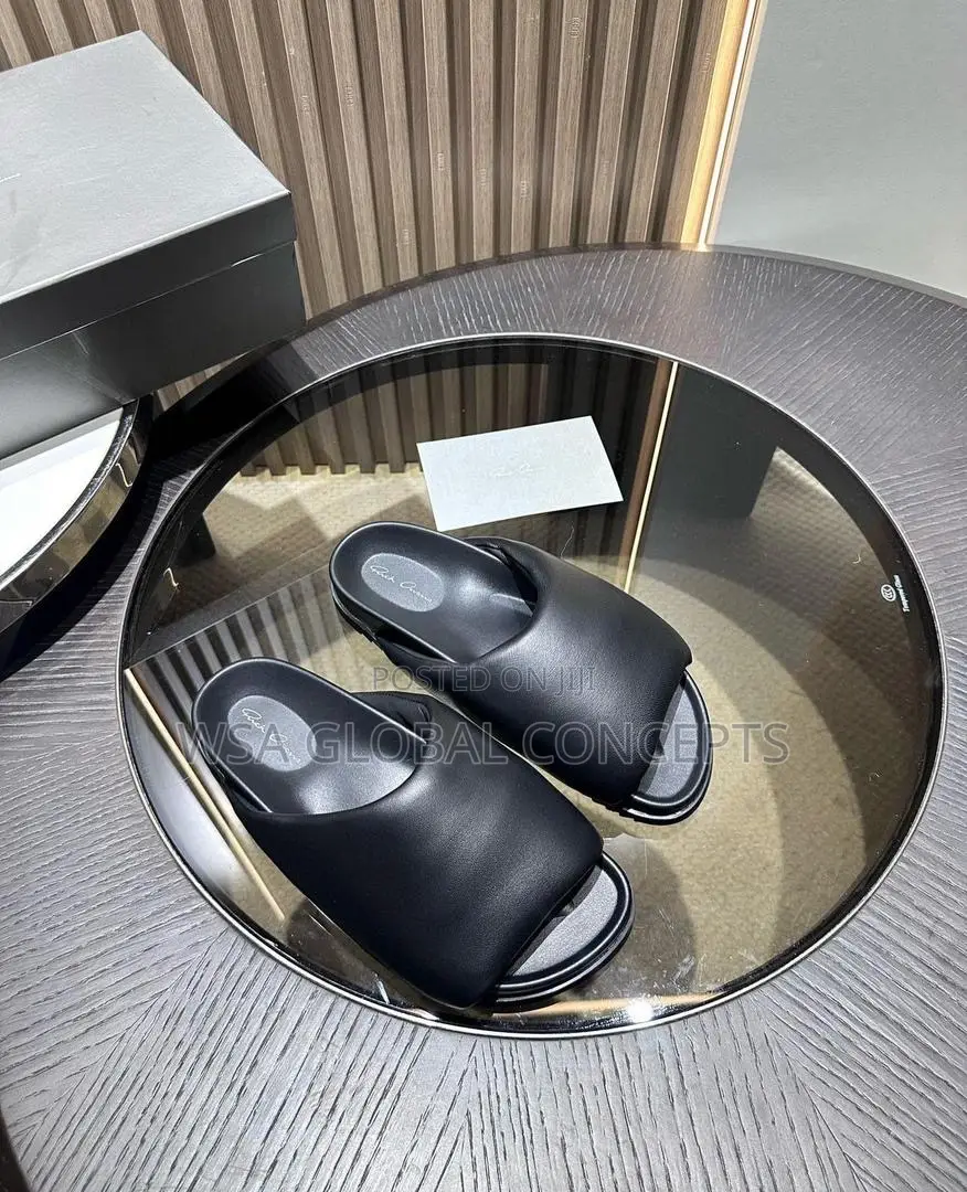 Double Padded High Quality Rick Owen Granolas Slide