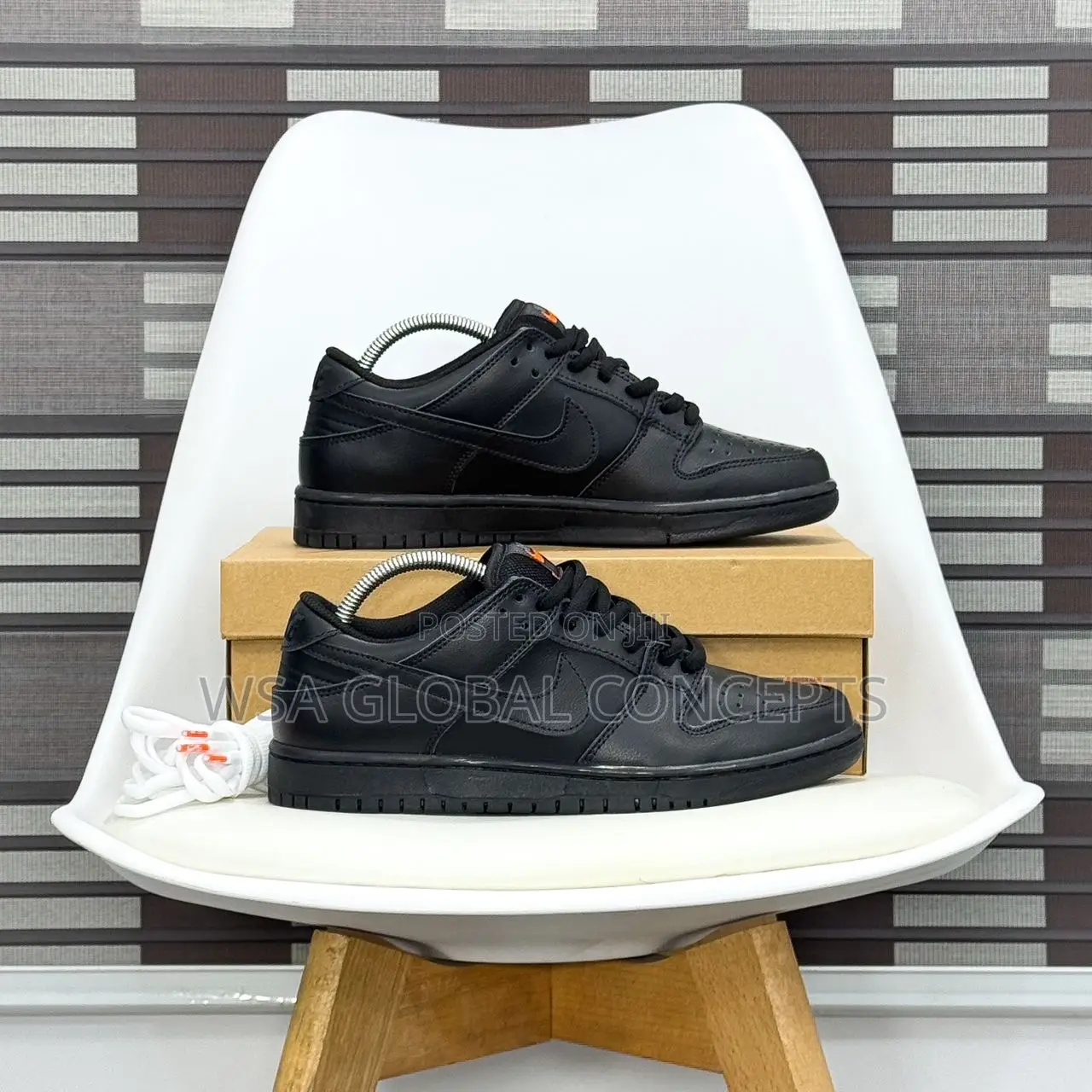 Nike Sb Dunk Low Pro ISO Orange Label Triple Black