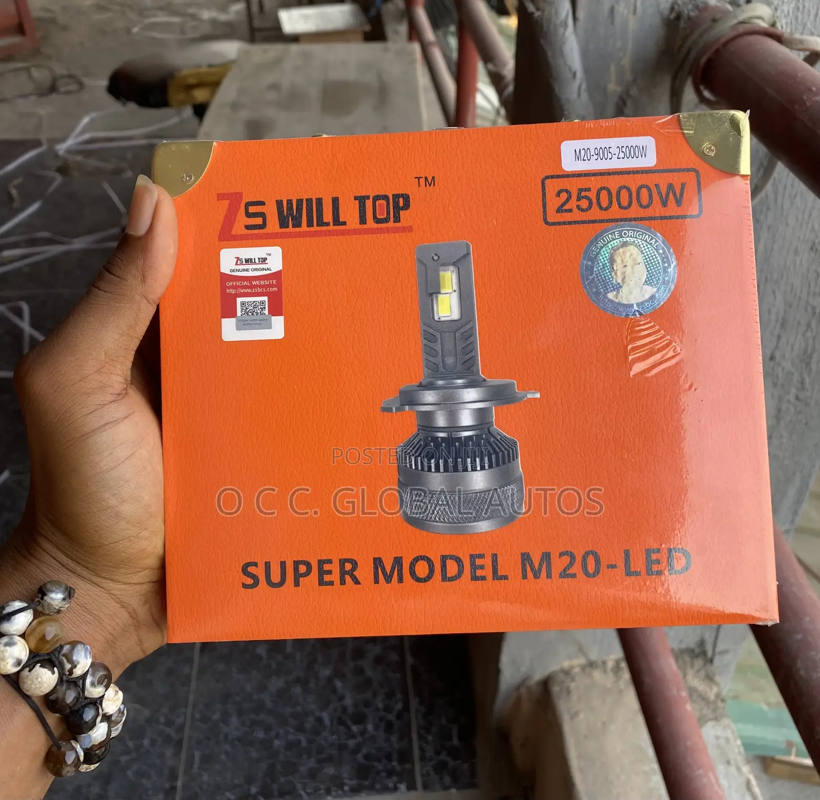 Original Headlight 9005 Bulb Zs Will-Top 25000w