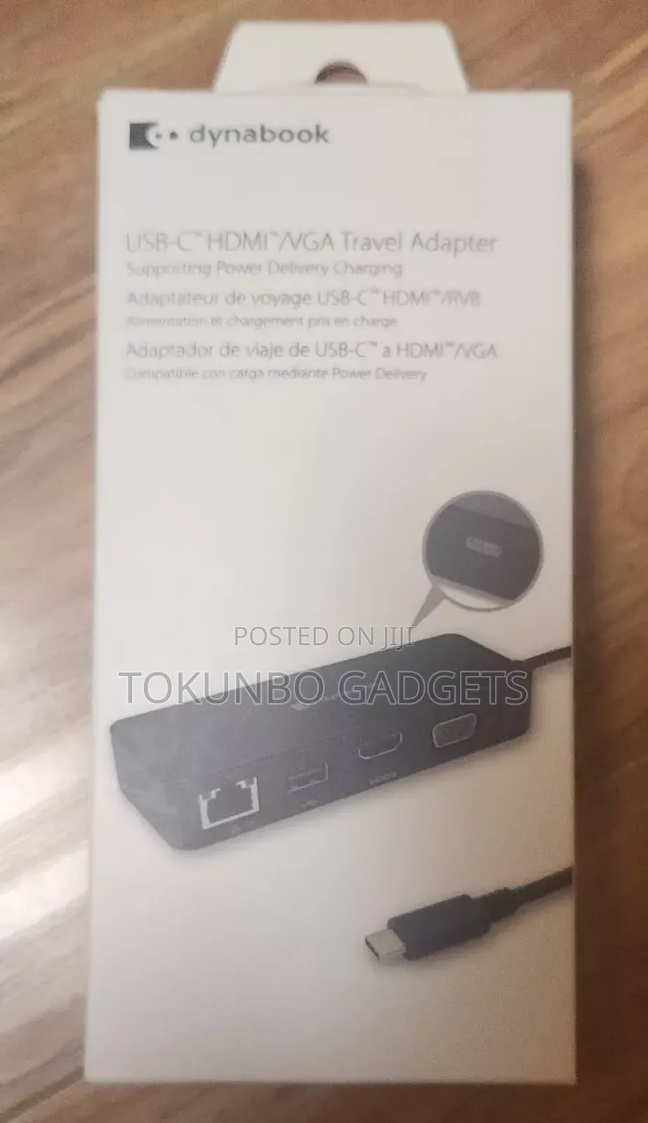 Dynabook Docking Station - USB-C to HDMI/VGA Travel Adapter