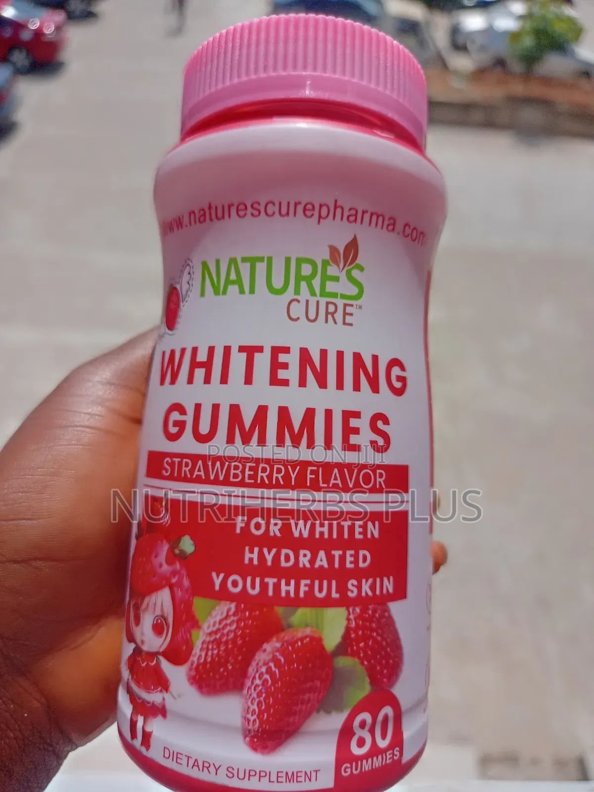 Whitening Gummies for Skin Elasticity and Hydration