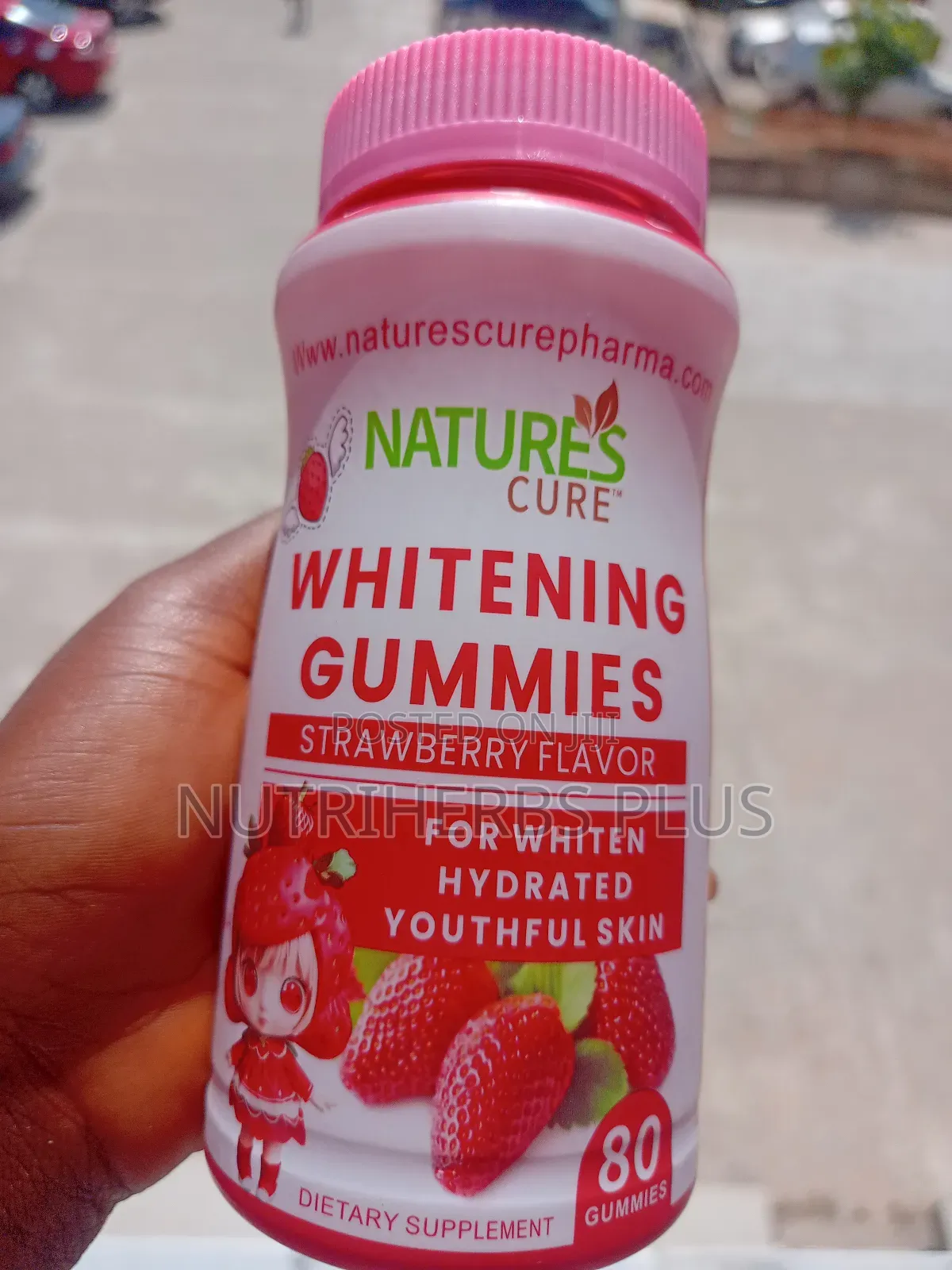 Whitening Gummies for Skin Elasticity and Hydration