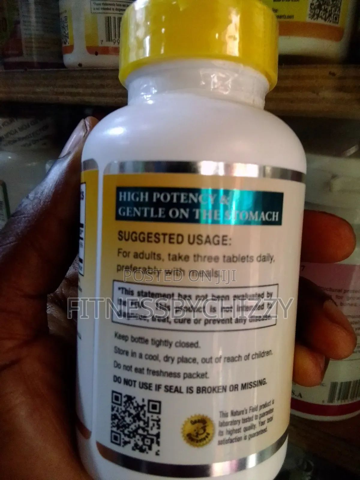 Magnesium Glycinate 400mg X 90 Tablets Nature'sfield