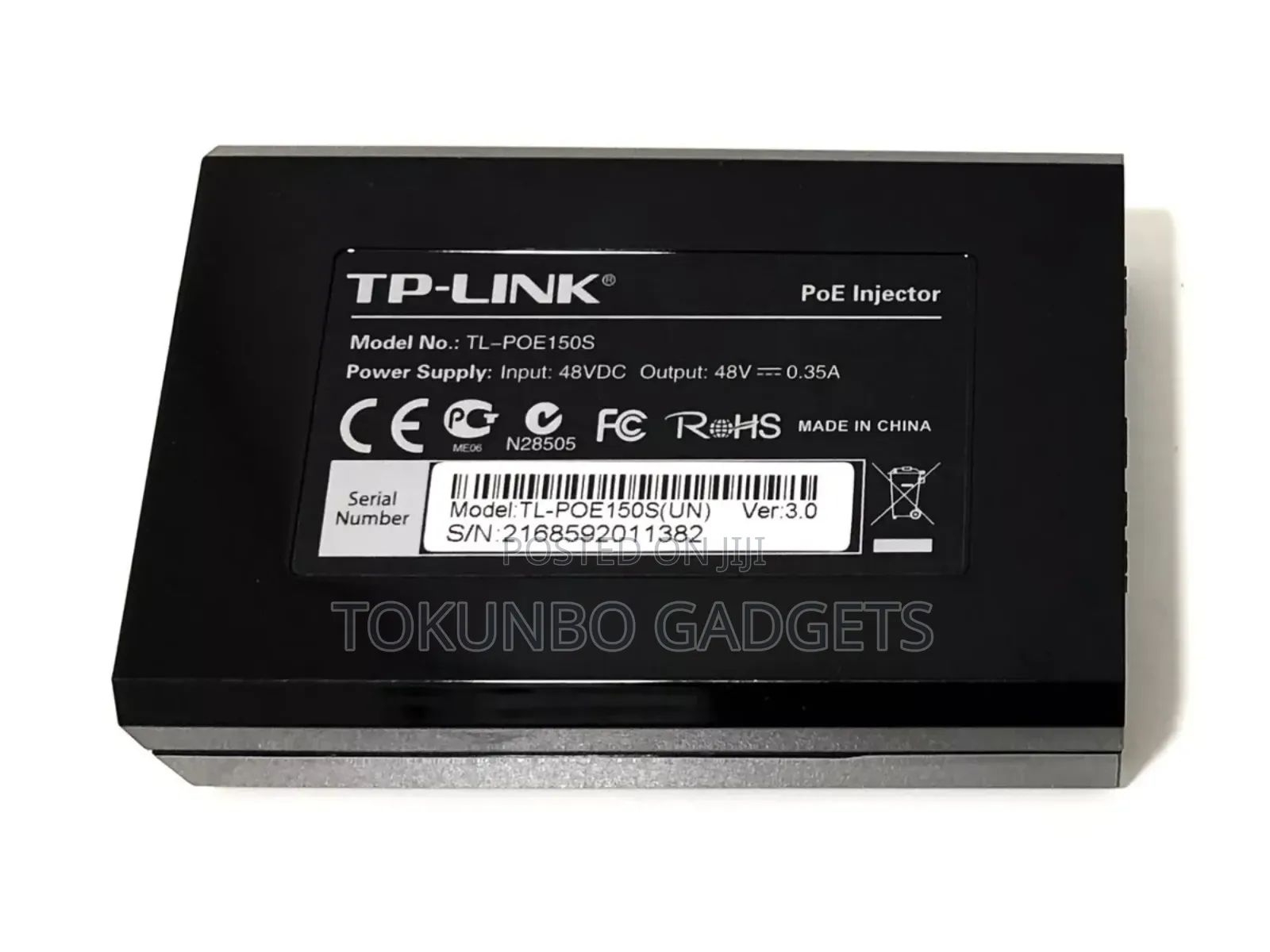 Tp-link - TL-POE150S Poe Injector With The Power Adapter