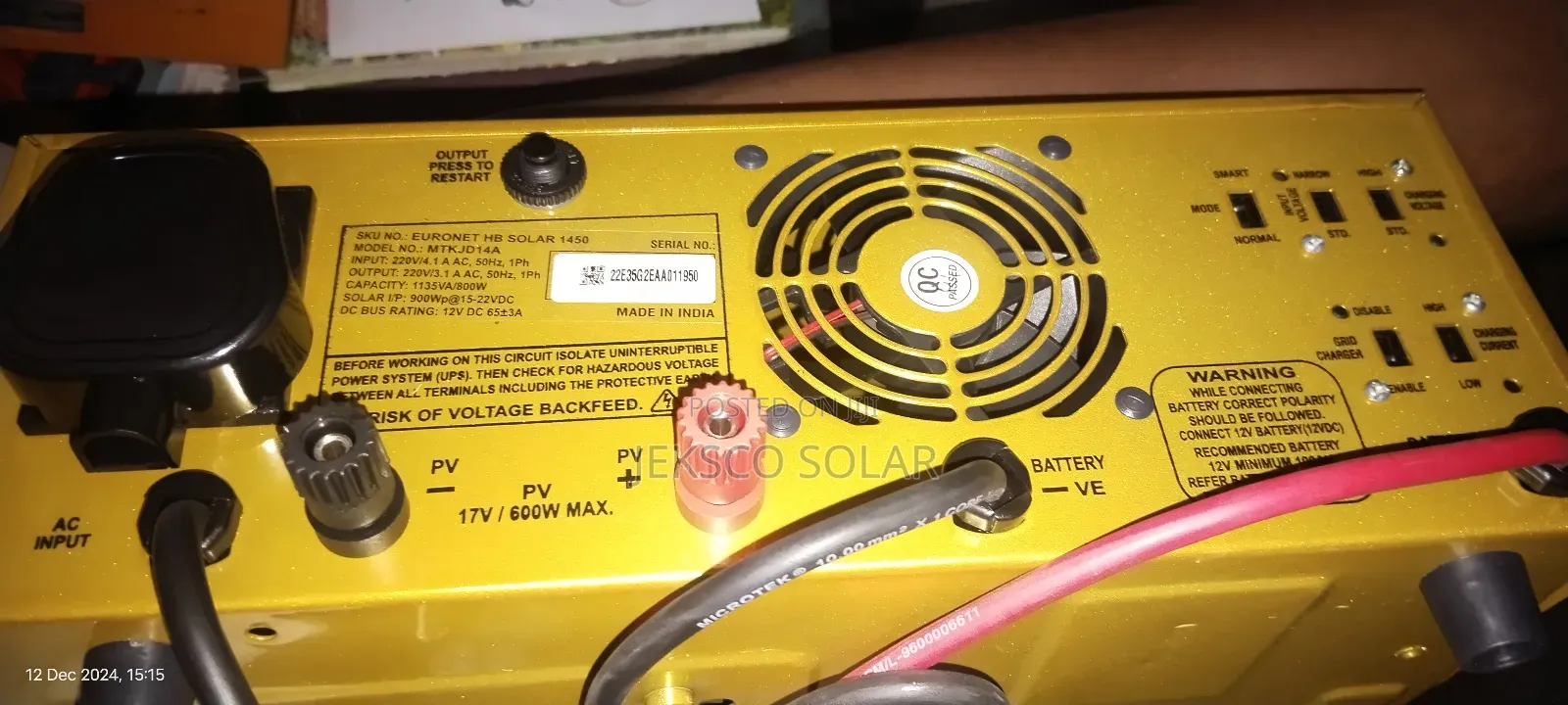 Euronet Hybrid Solar Inverter 1kva