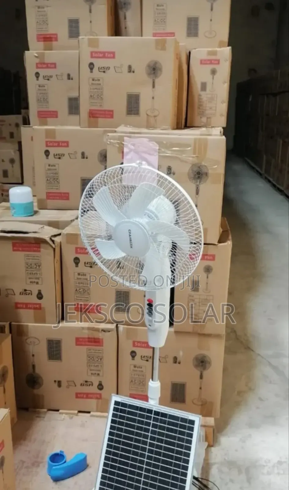 Solar Fan, Rechargeable Solar Standing Fan.