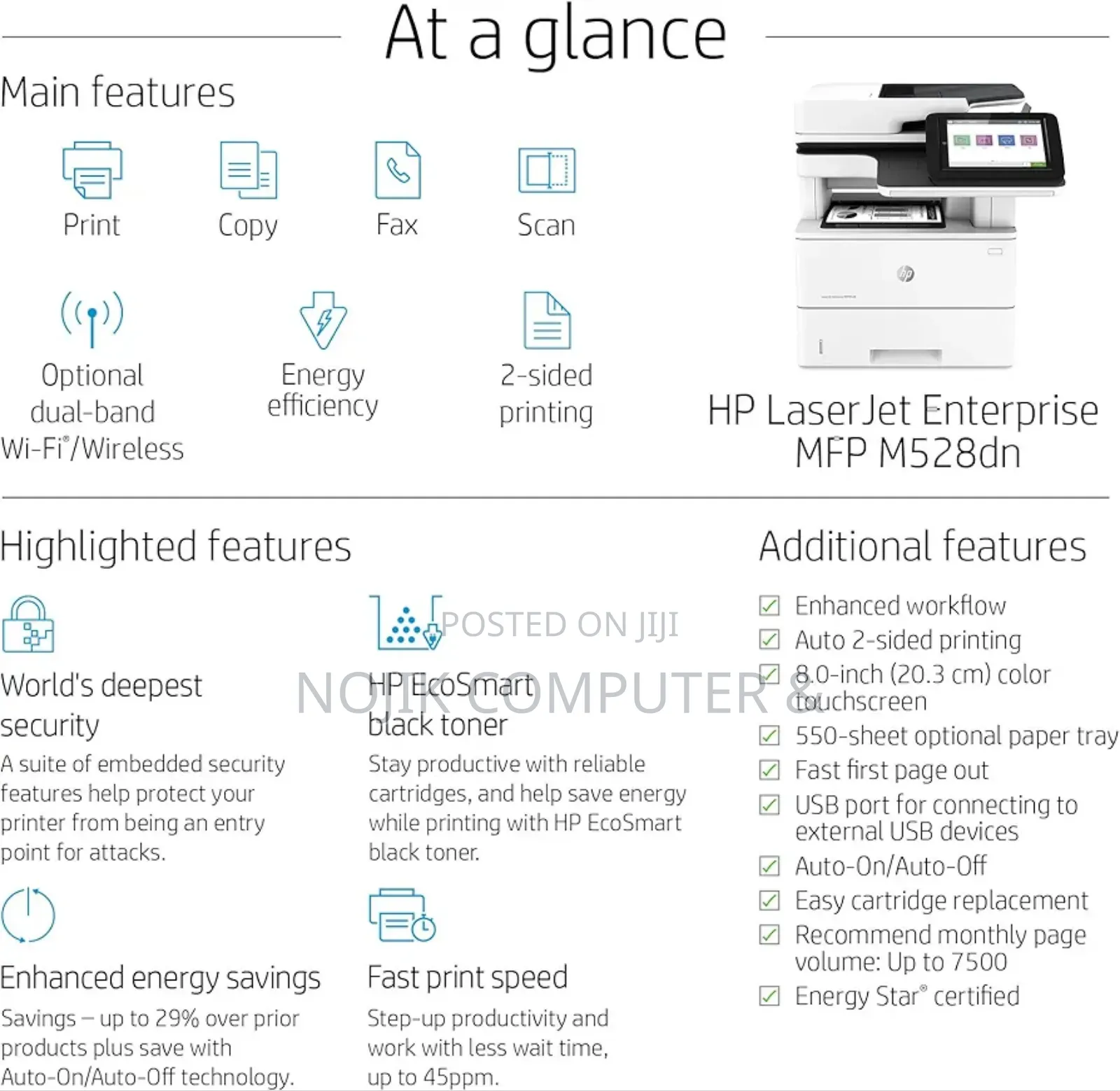 Hp Laserjet Enterprise MFP M528dn