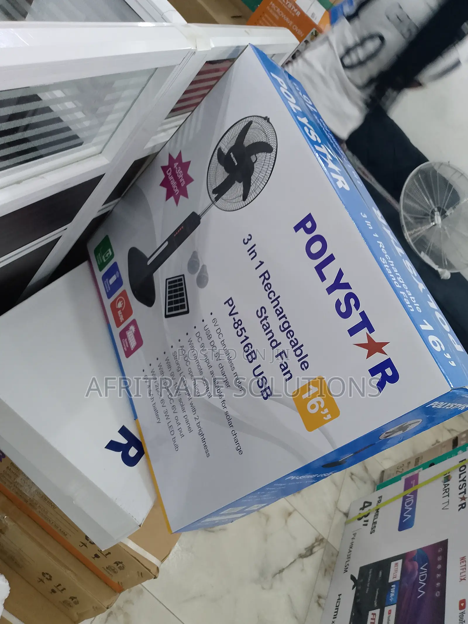 Fan-Tastic Saving on Polystar 3in1 Fan Rechargeable