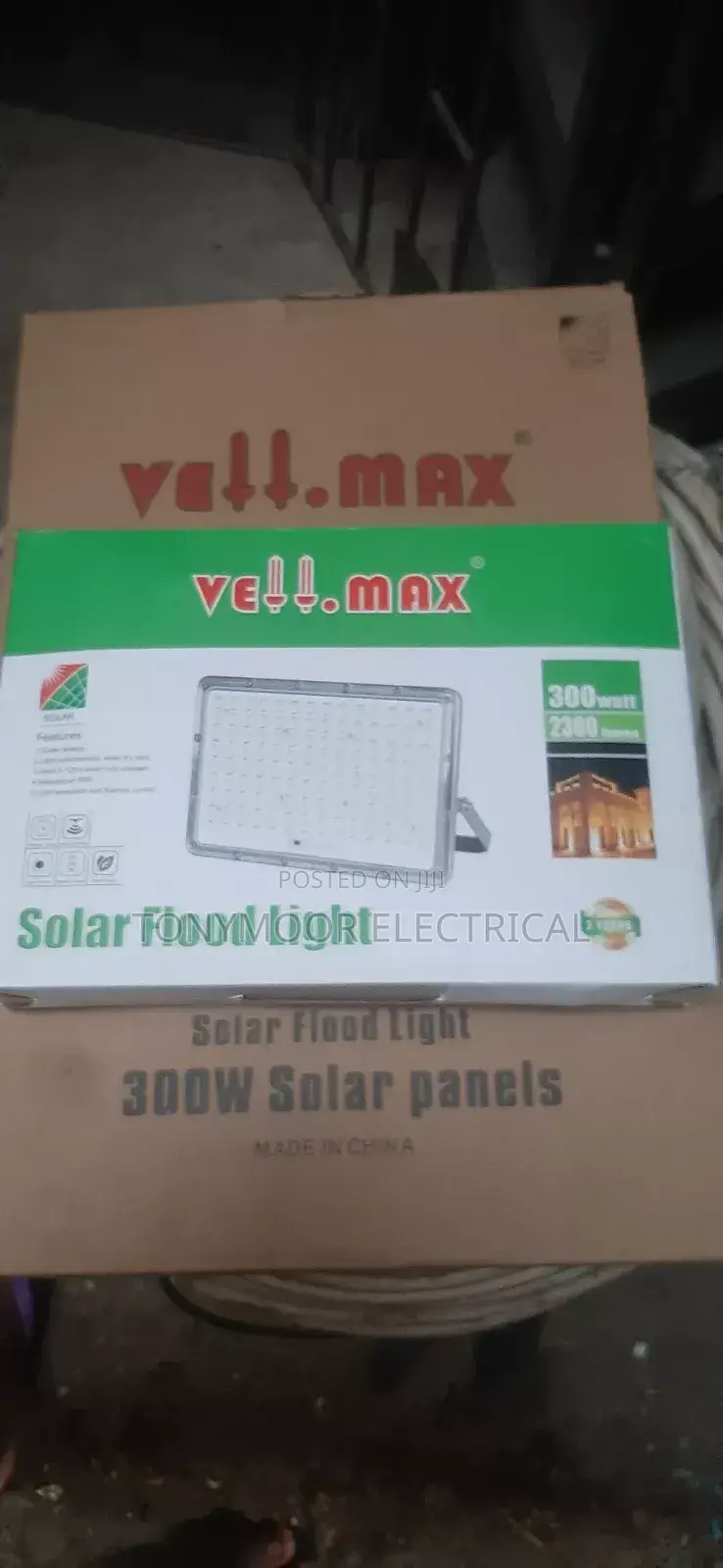 300W Flood Solar Light Vellmax
