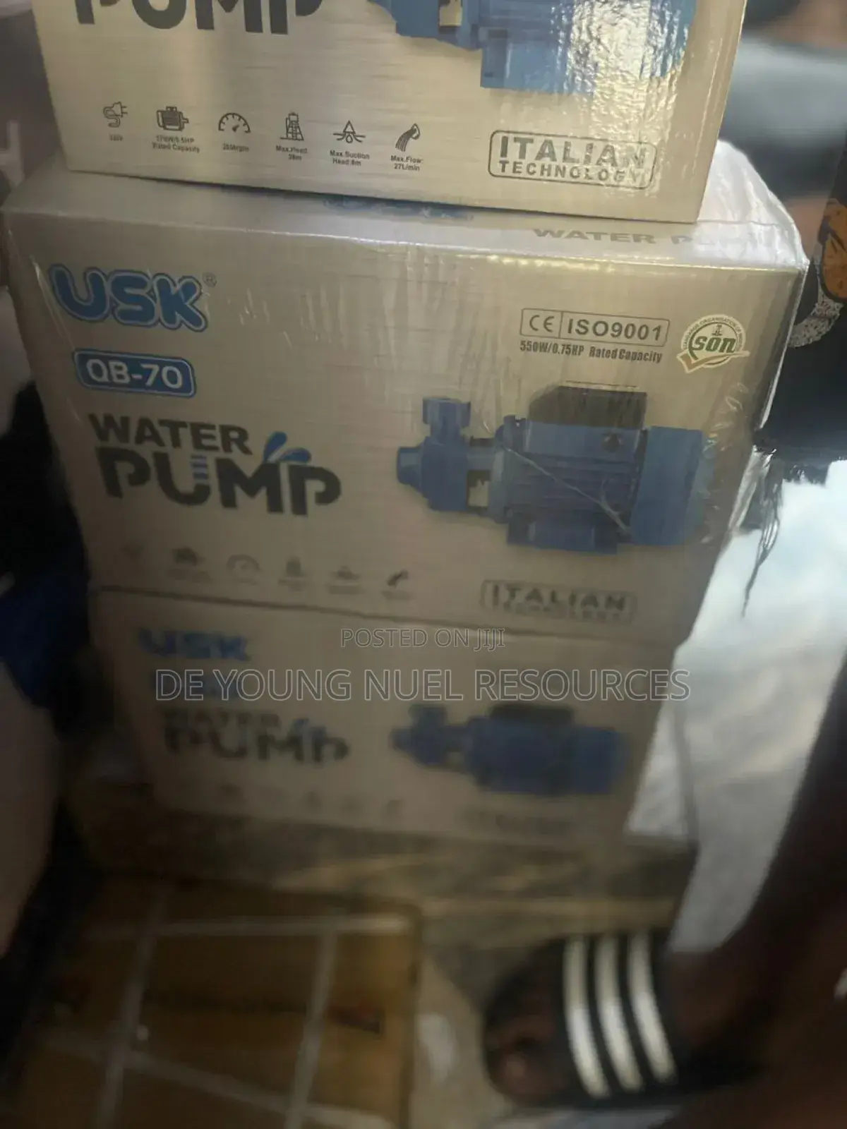 U. S. K Water Pump Italian Technology 0.5hp