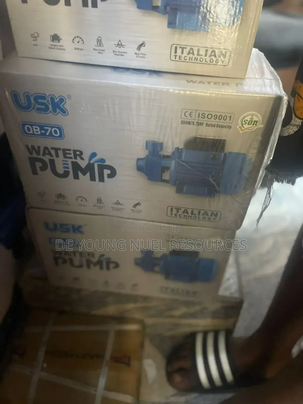 U. S. K Water Pump Italian Technology 0.5hp