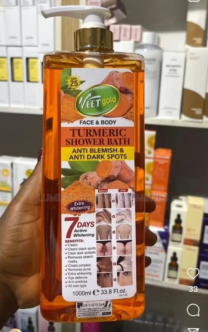 VEET GOLD Turmeric Shower Bath Anti-Blemish