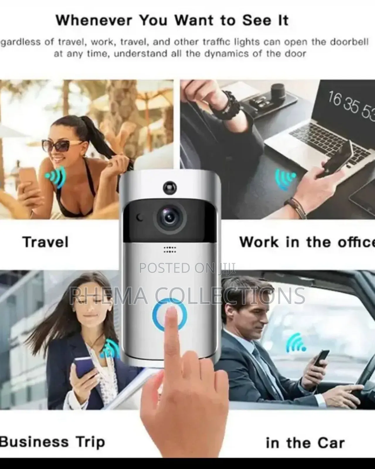 Wireless Wifi Security Video Door Bell