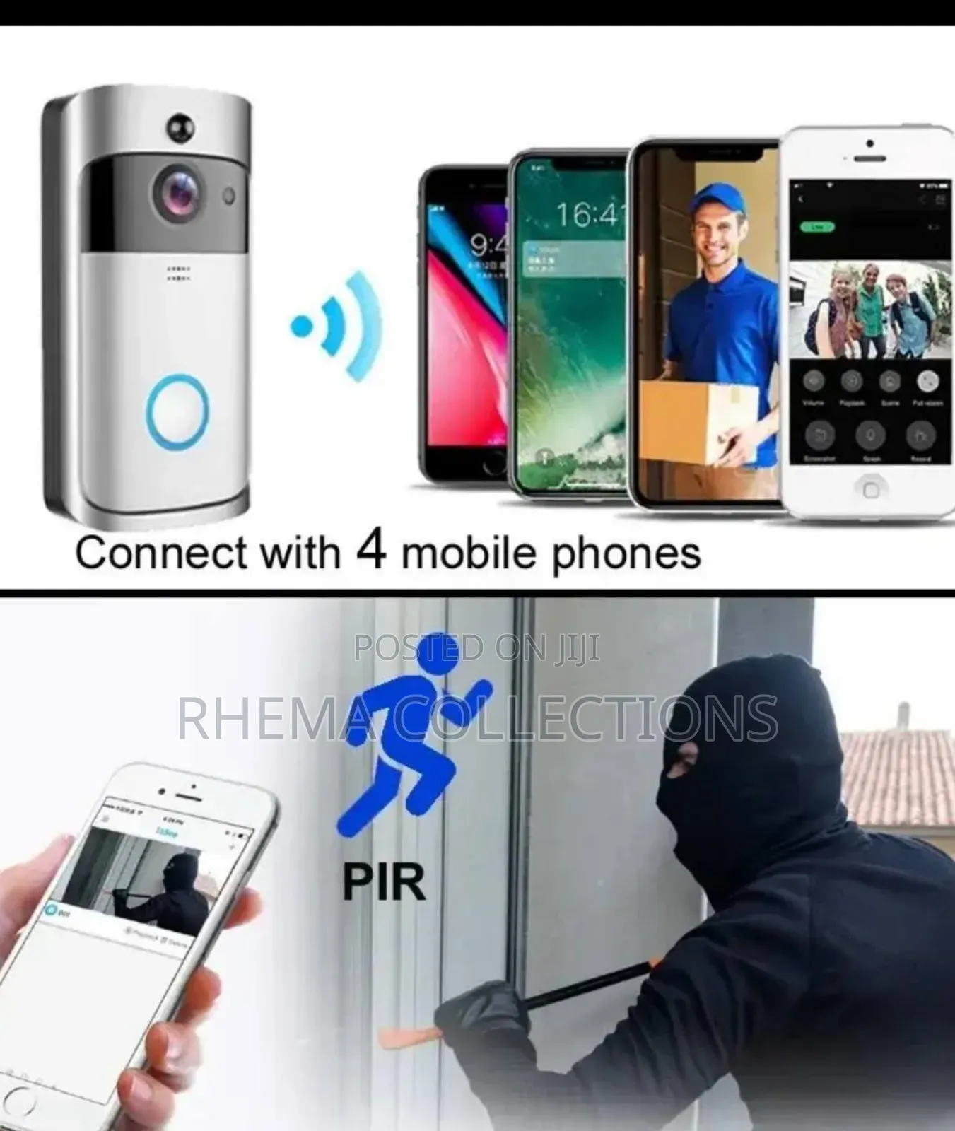 Wireless Wifi Security Video Door Bell