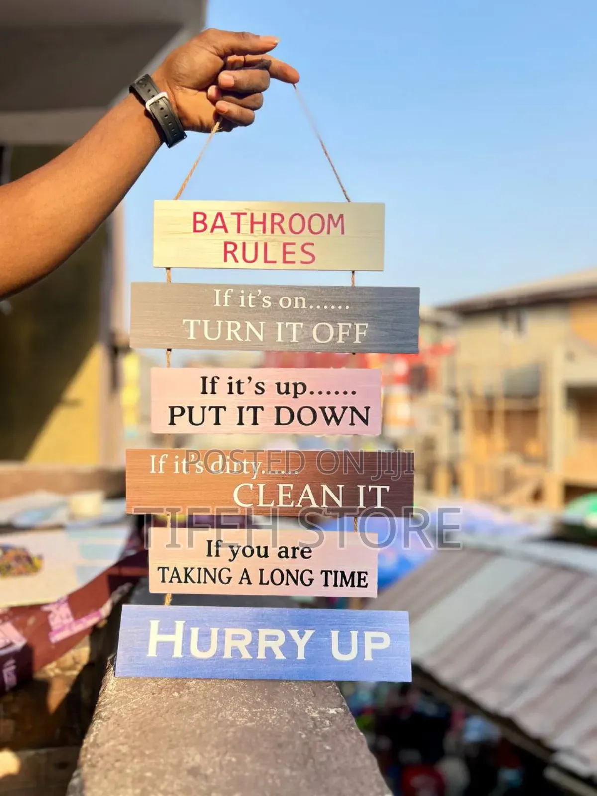 Wooden Write Up Plaque F Home