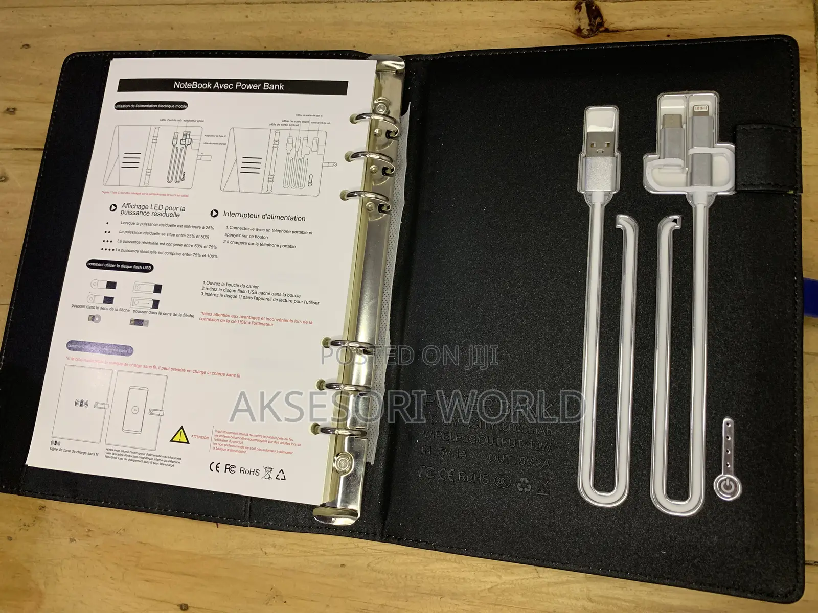 Notebook With Power Bank Corporate Gift for Executives