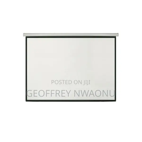 144 X144 Motorized Projector Screen|Remote-Controlled Screen