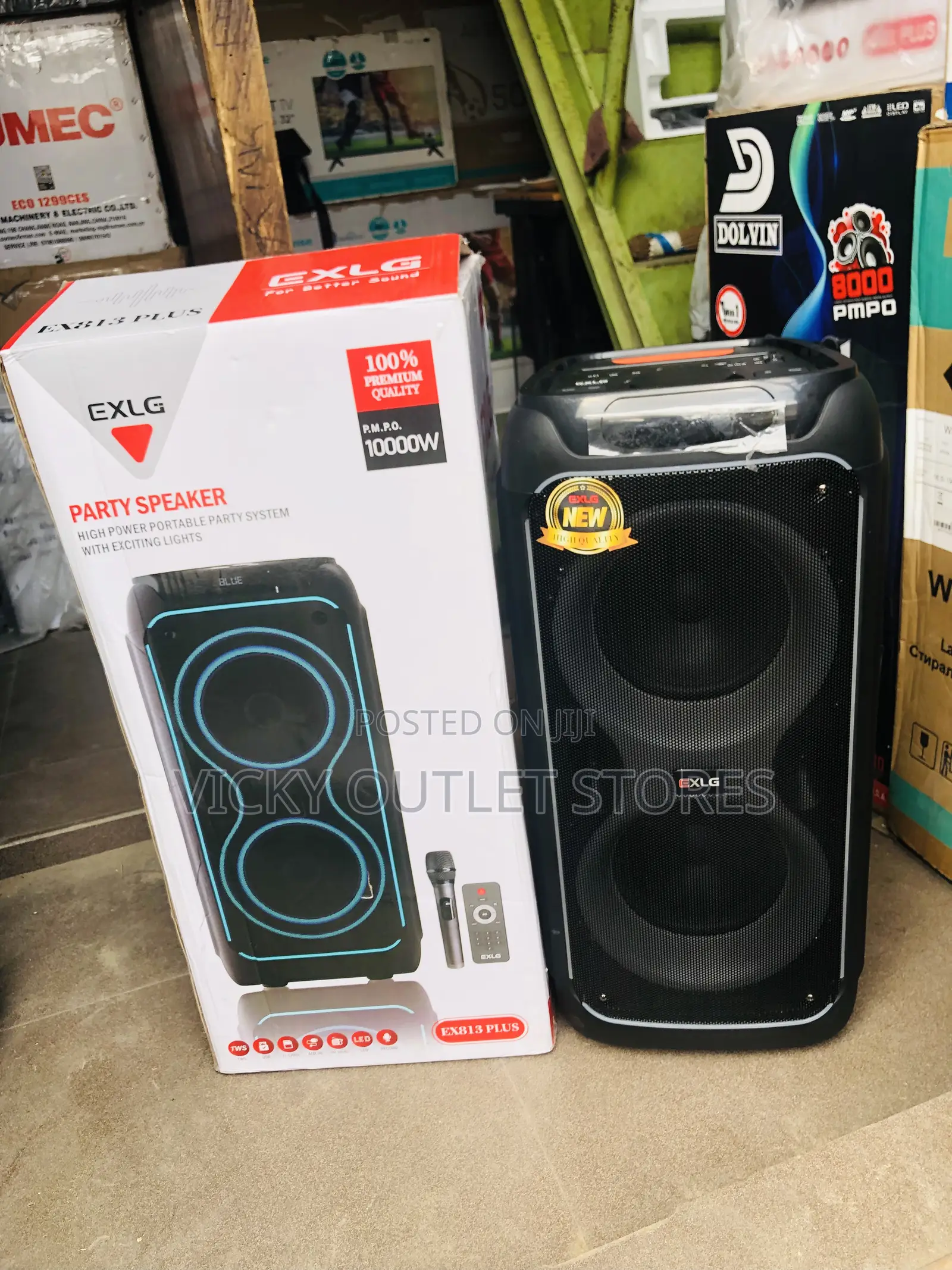 10,000 Watts Exlg Party Sound Xboom