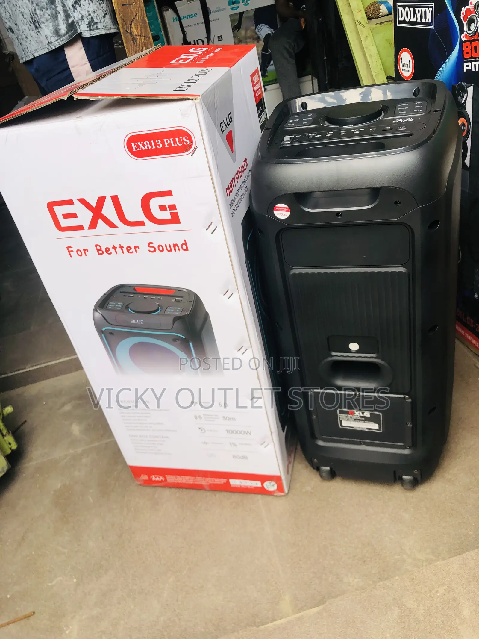 10,000 Watts Exlg Party Sound Xboom