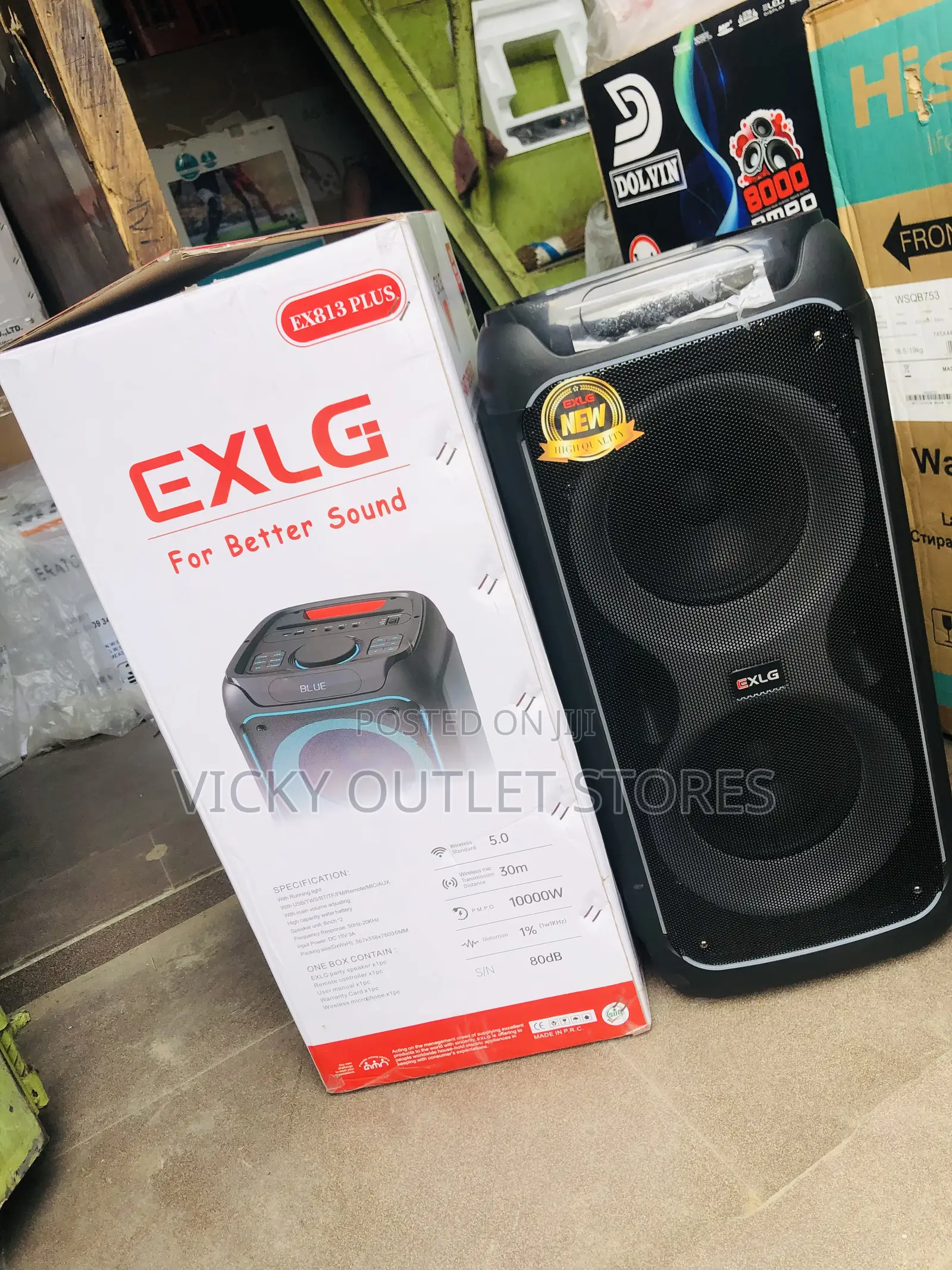 10,000 Watts Exlg Party Sound Xboom