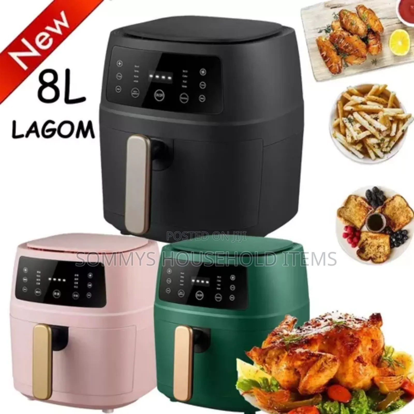 8L Silver Crest Digital Airfryer