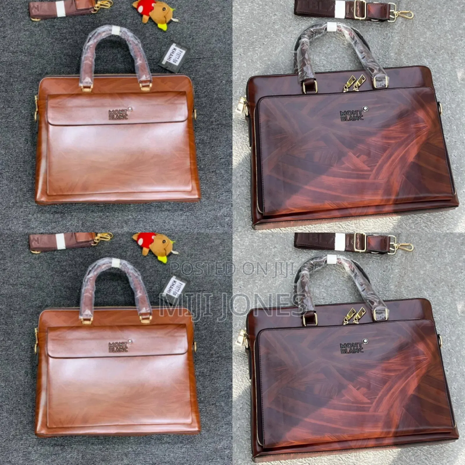 Genuine Leather Mens Handbag