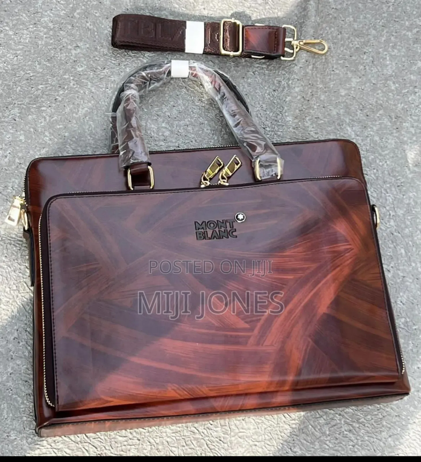 Genuine Leather Mens Handbag