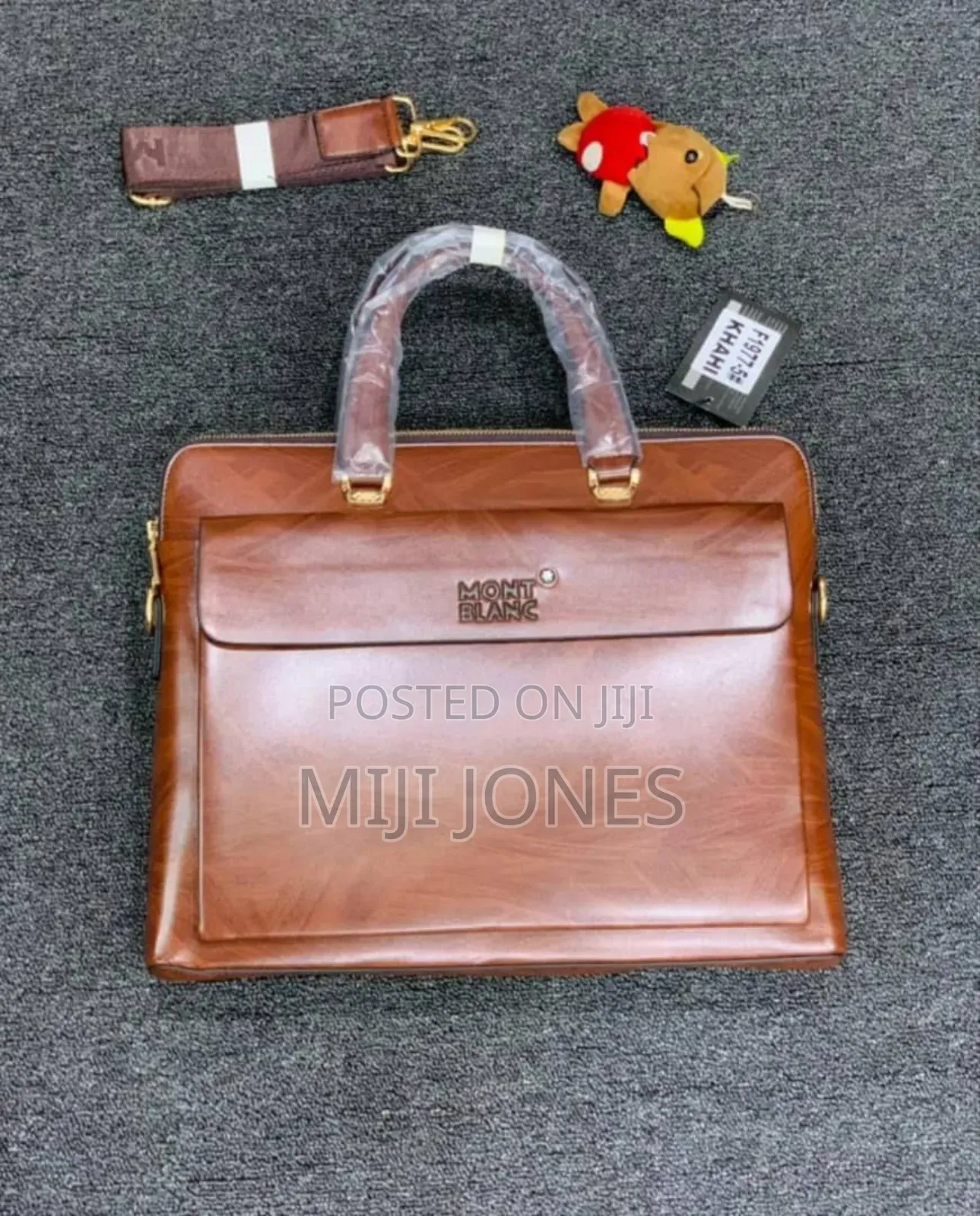 Genuine Leather Mens Handbag
