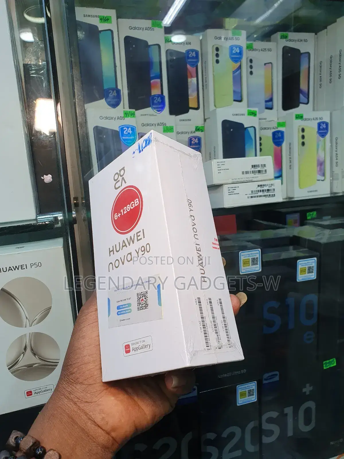 New Huawei Nova Y90 128 GB Blue