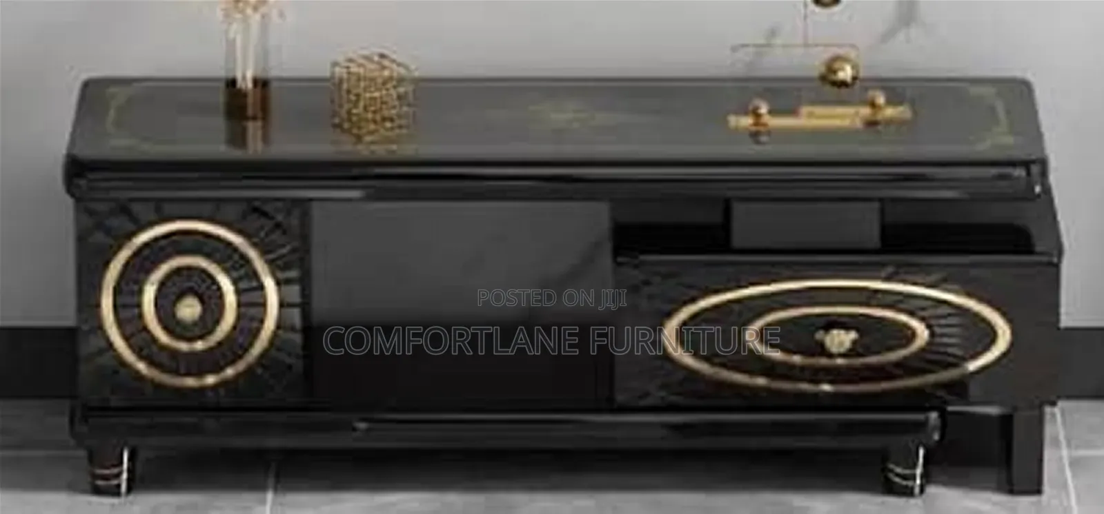 Wooden Tv Stand With Drawers