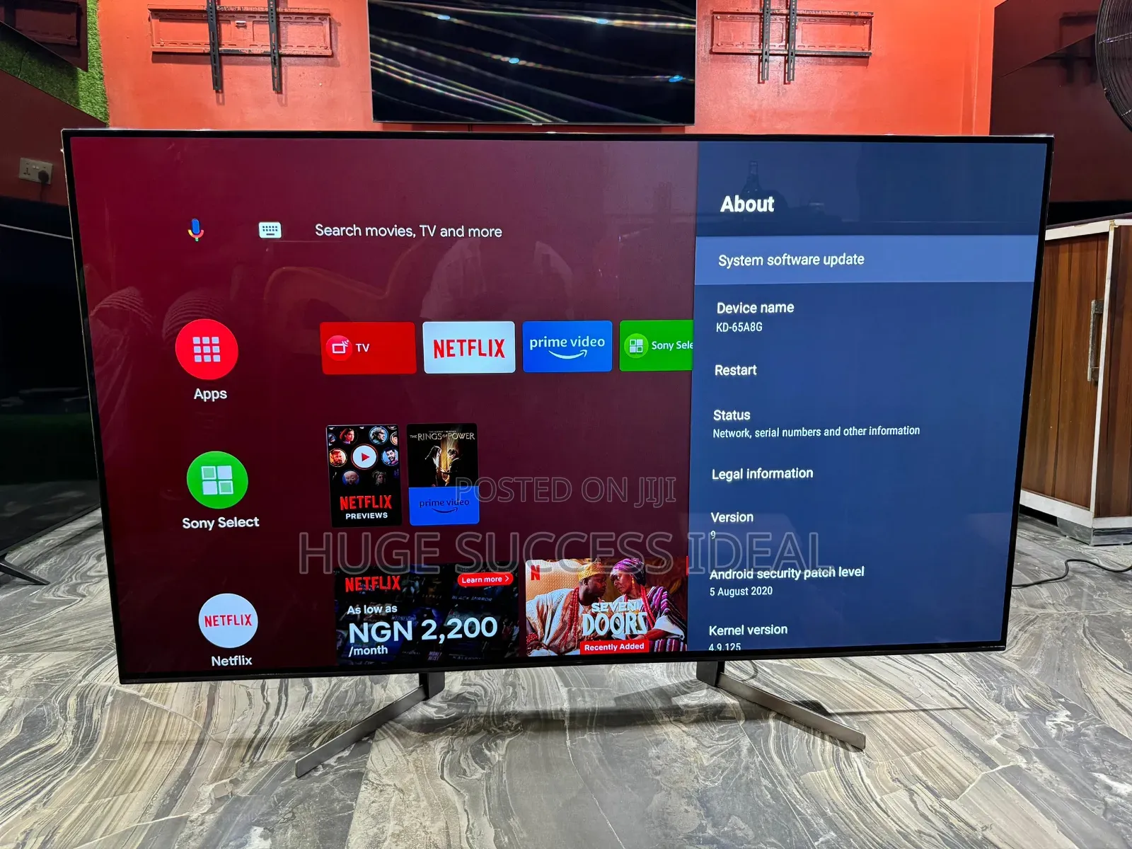 Sony Bravia 65 Inch Ultra HD Android Smart OLED TV 2020