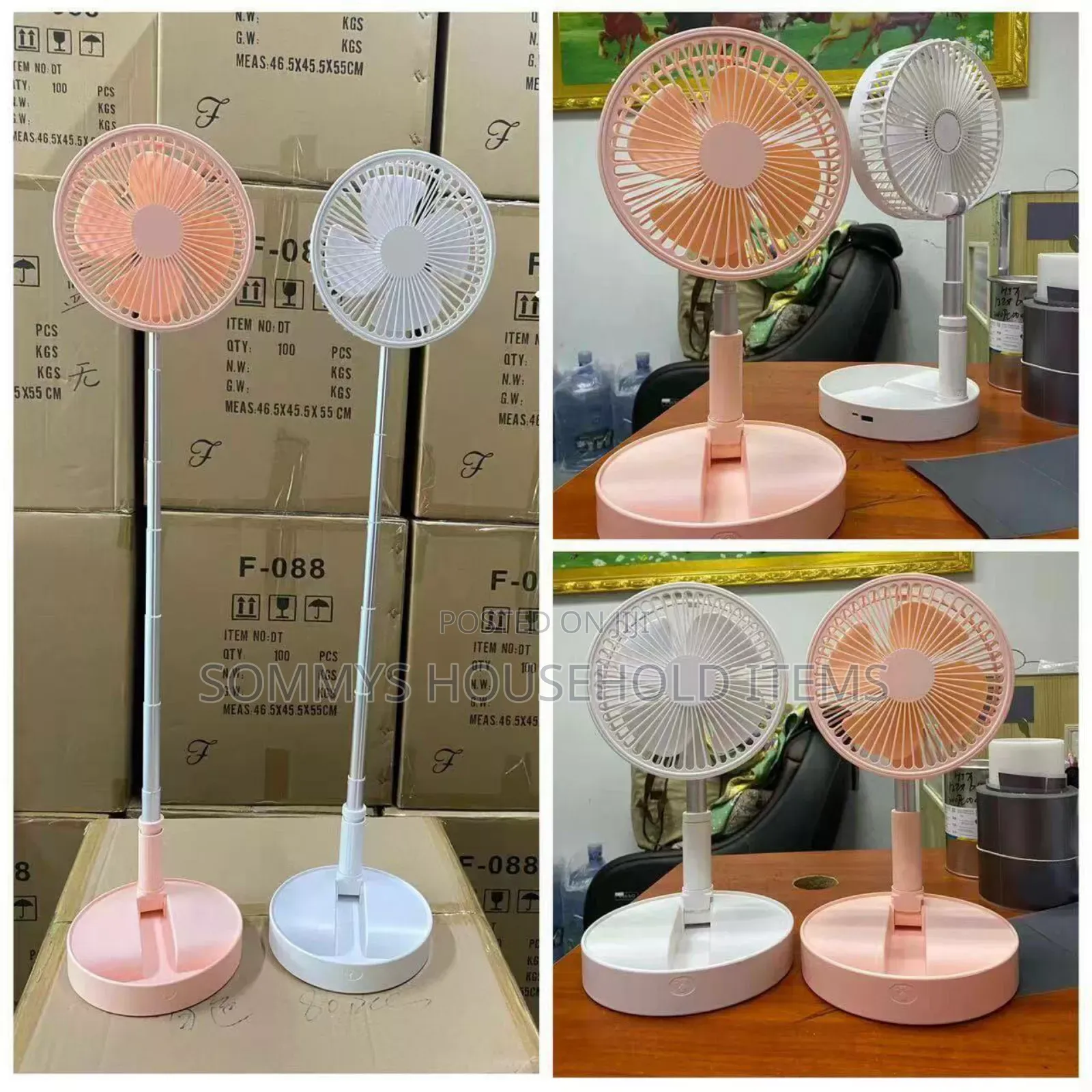 Foldable Rechargeable Fan