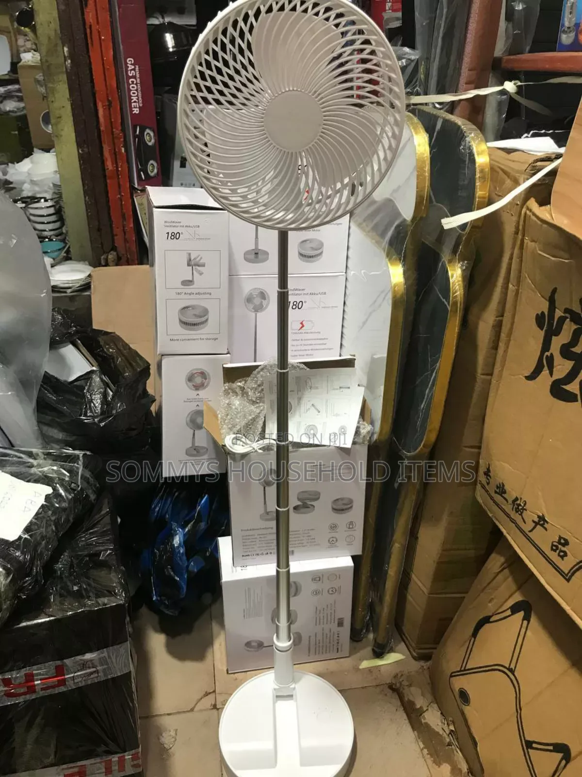 Foldable Rechargeable Fan