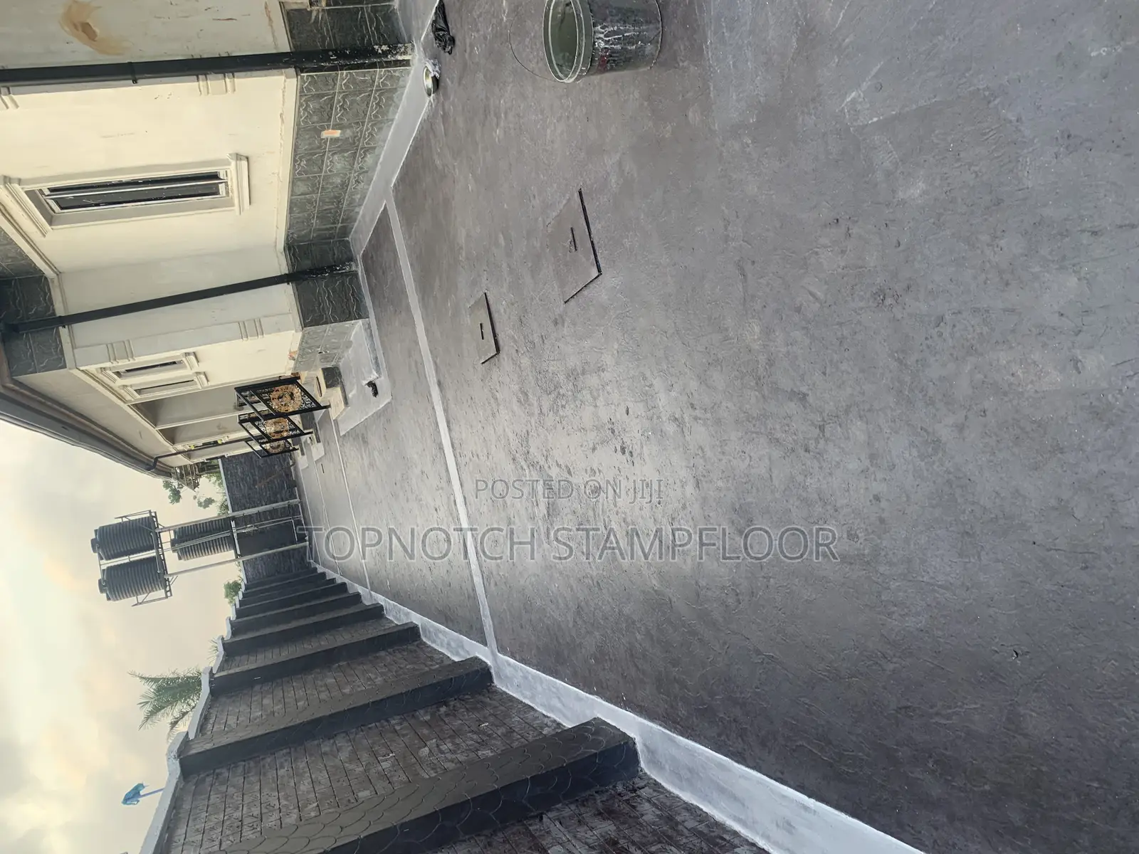 Attractive the Exterior With Modern Floor and Wall Design