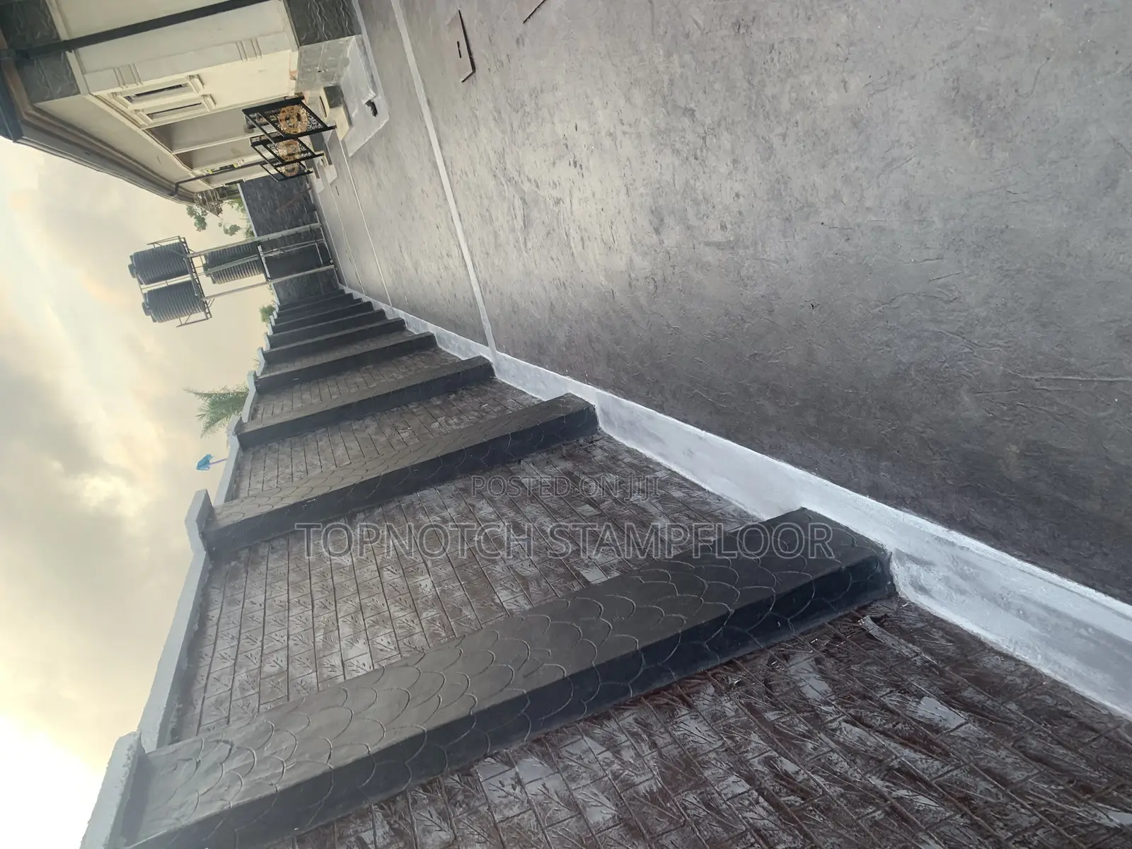 Attractive the Exterior With Modern Floor and Wall Design