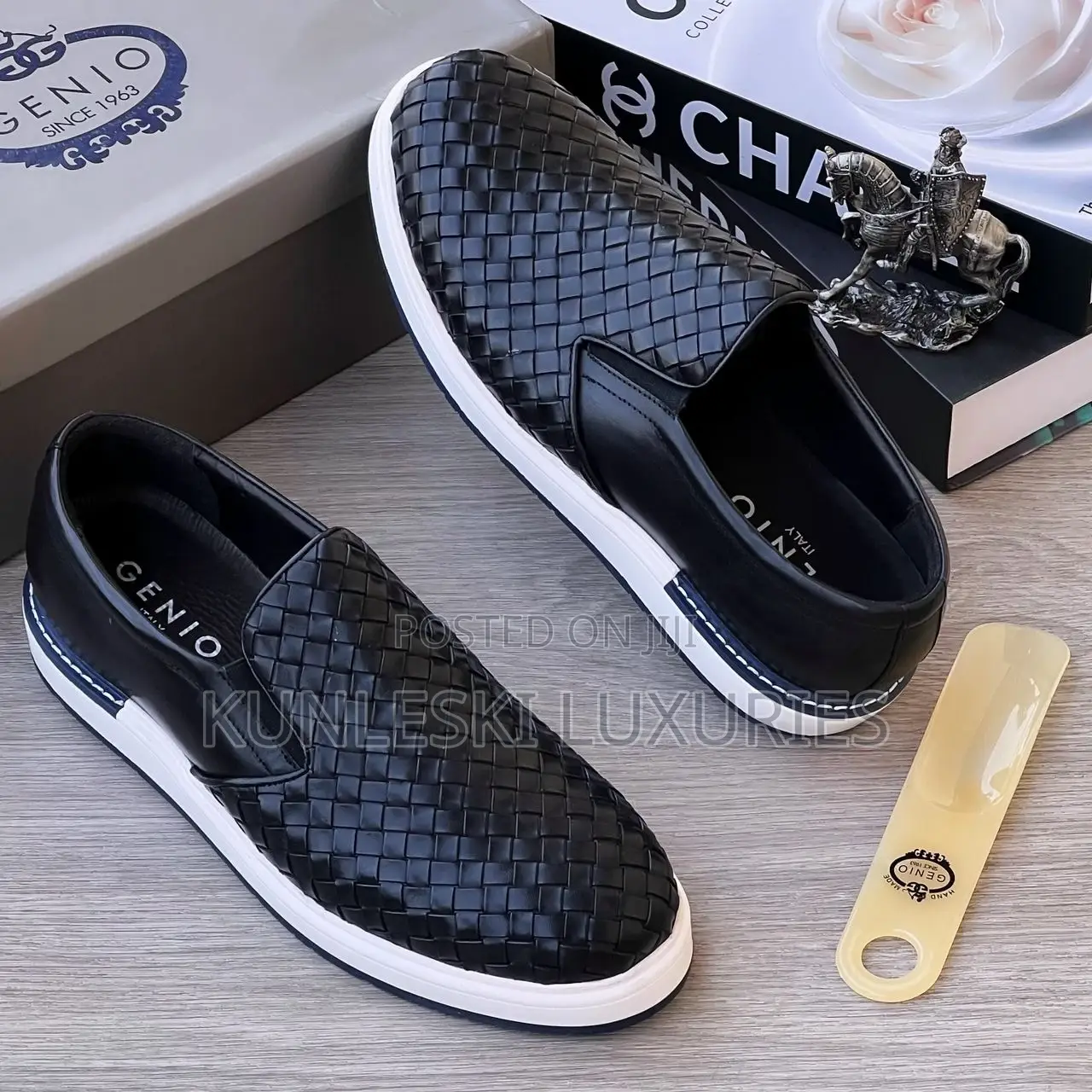 Original Genio Men Leather Sneakers in Two Colorways
