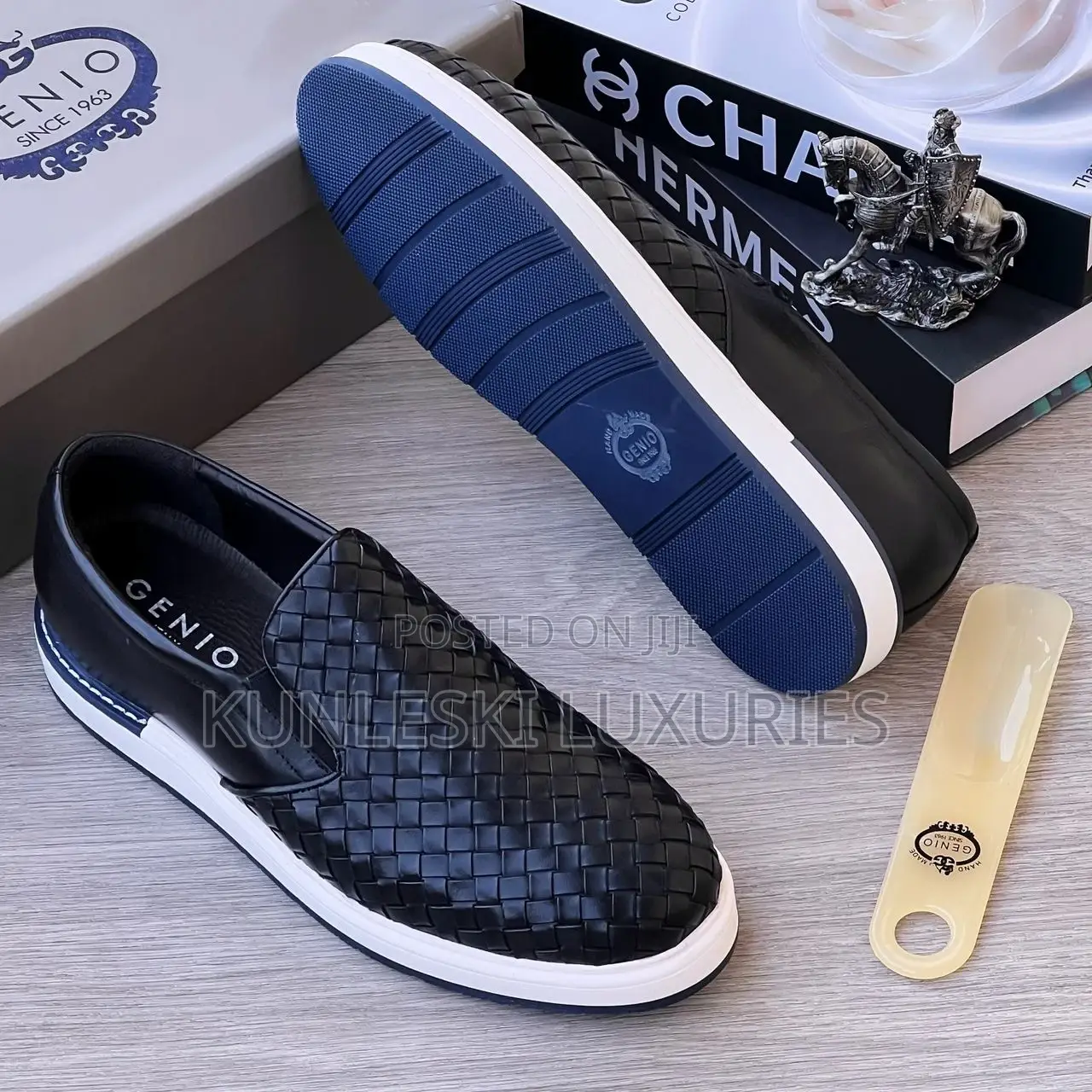 Original Genio Men Leather Sneakers in Two Colorways