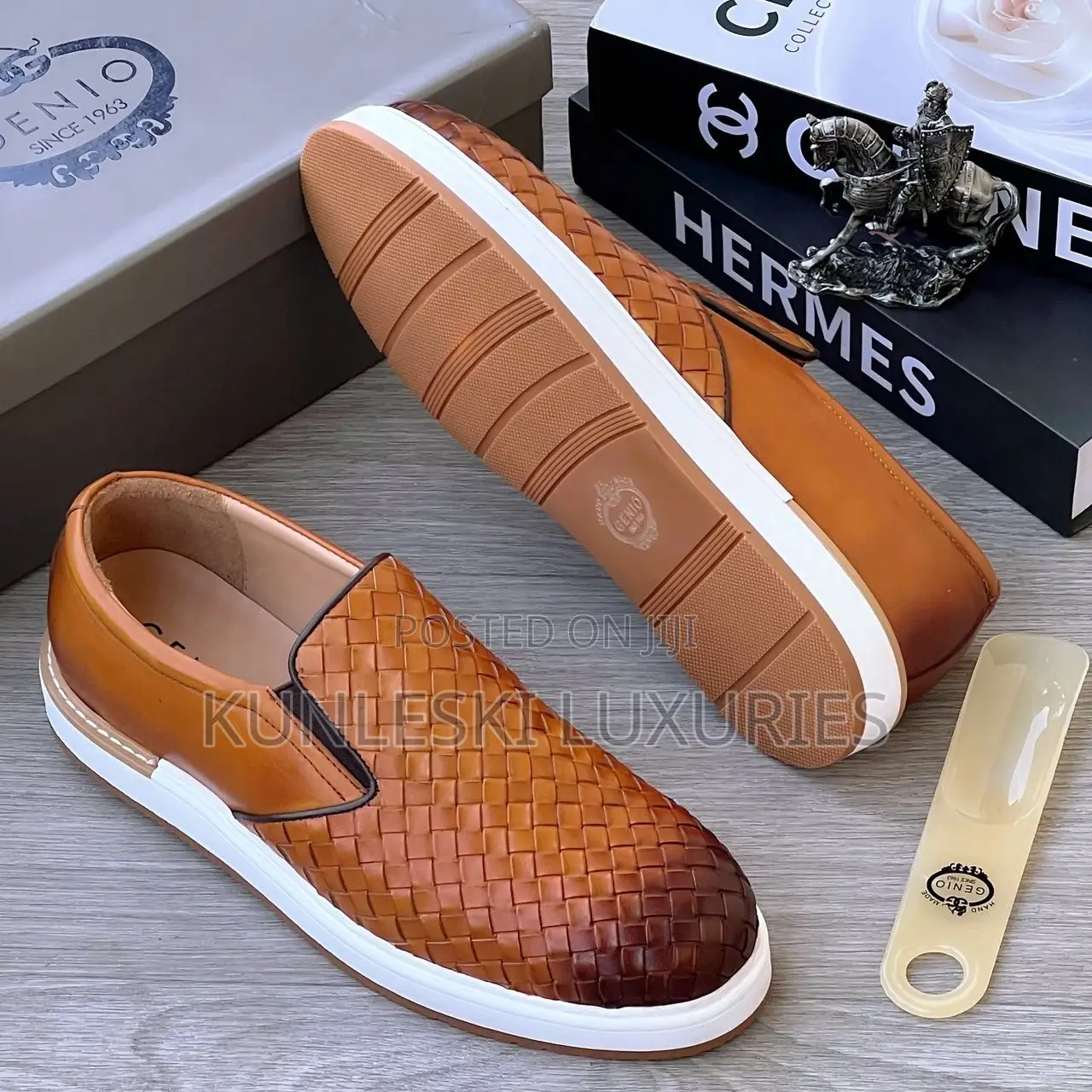 Original Genio Men Leather Sneakers in Two Colorways