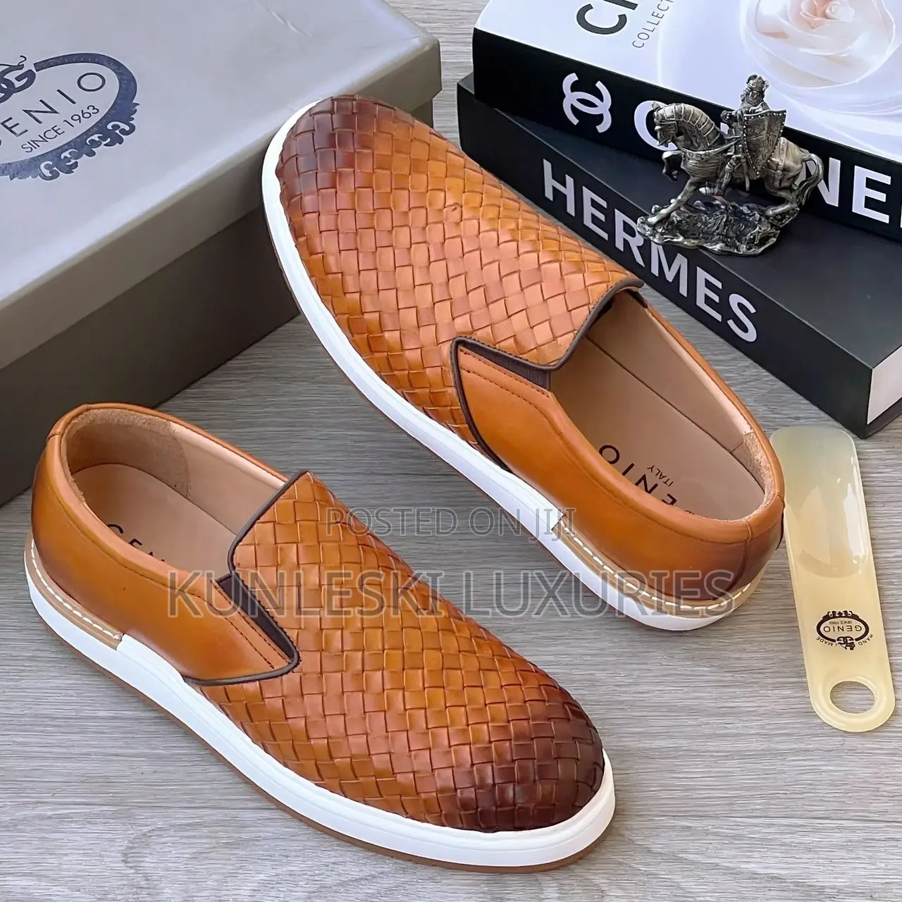 Original Genio Men Leather Sneakers in Two Colorways