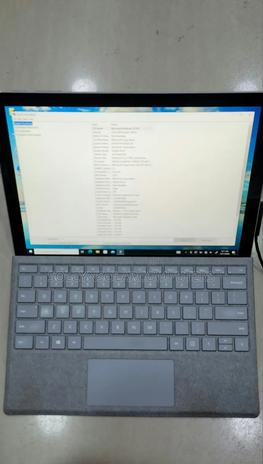 Laptop Microsoft Surface Pro 6 16GB Intel Core I7 SSD 512GB