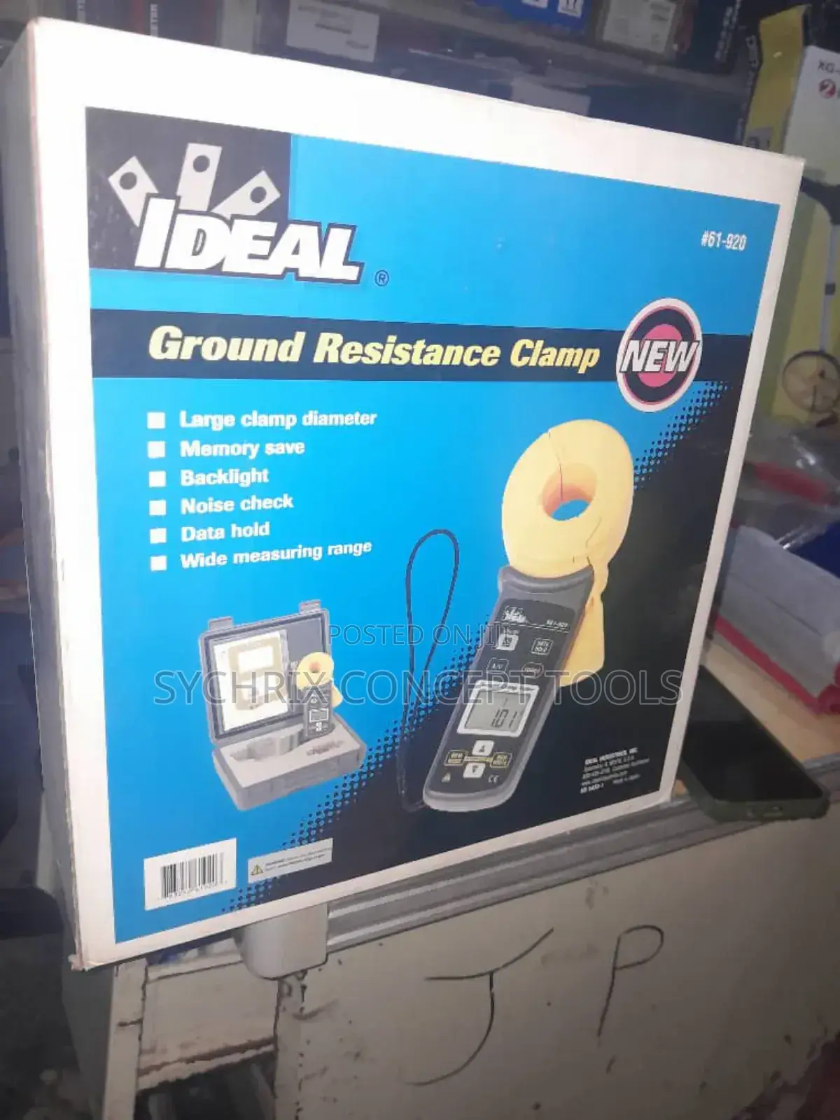 Ideal 61-920 Ground Resistance Tester - Clamp Meter