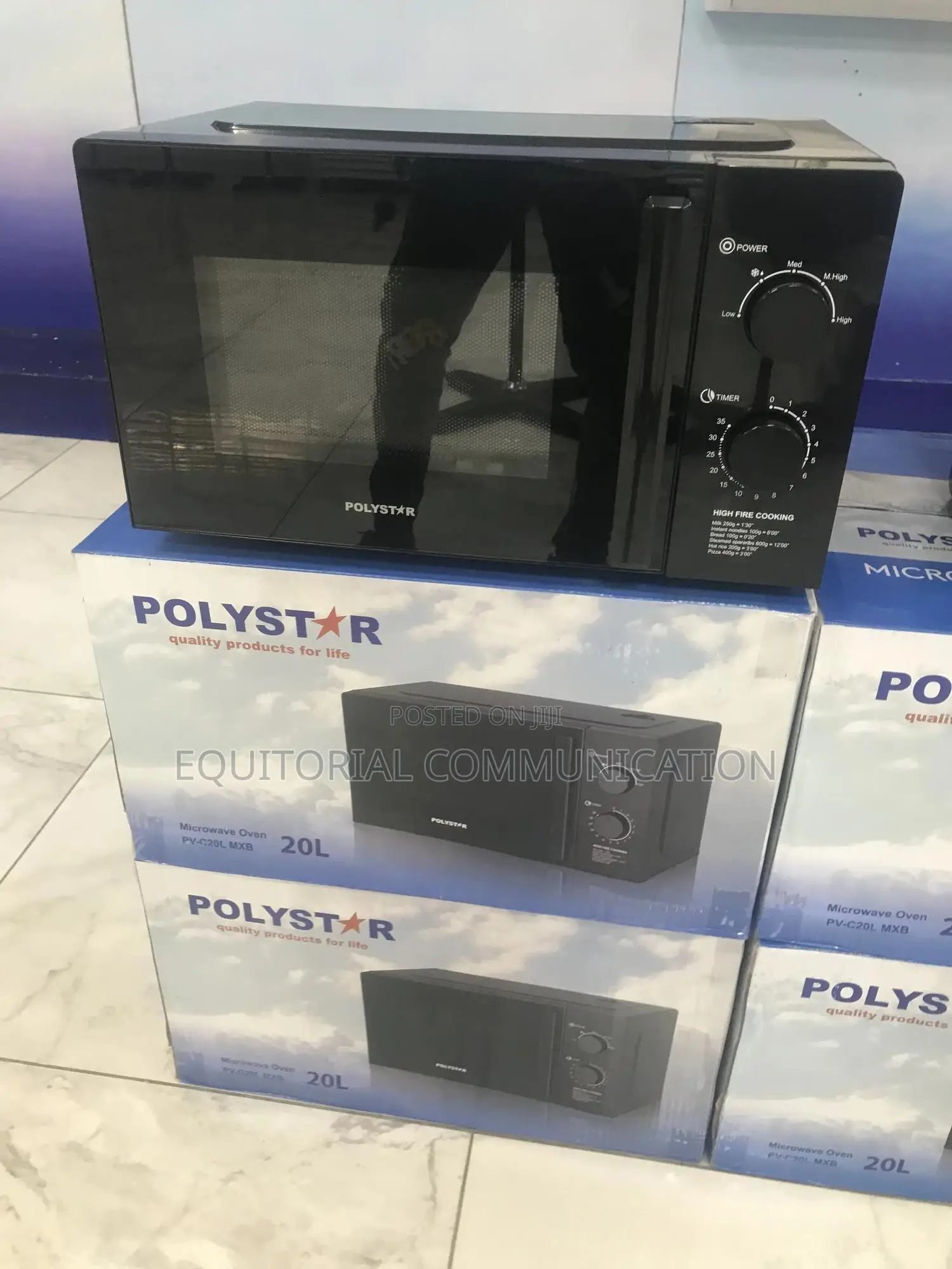 POLYSTAR 20L MICROWAVE | PV-C20LMXB Easy Clean Design