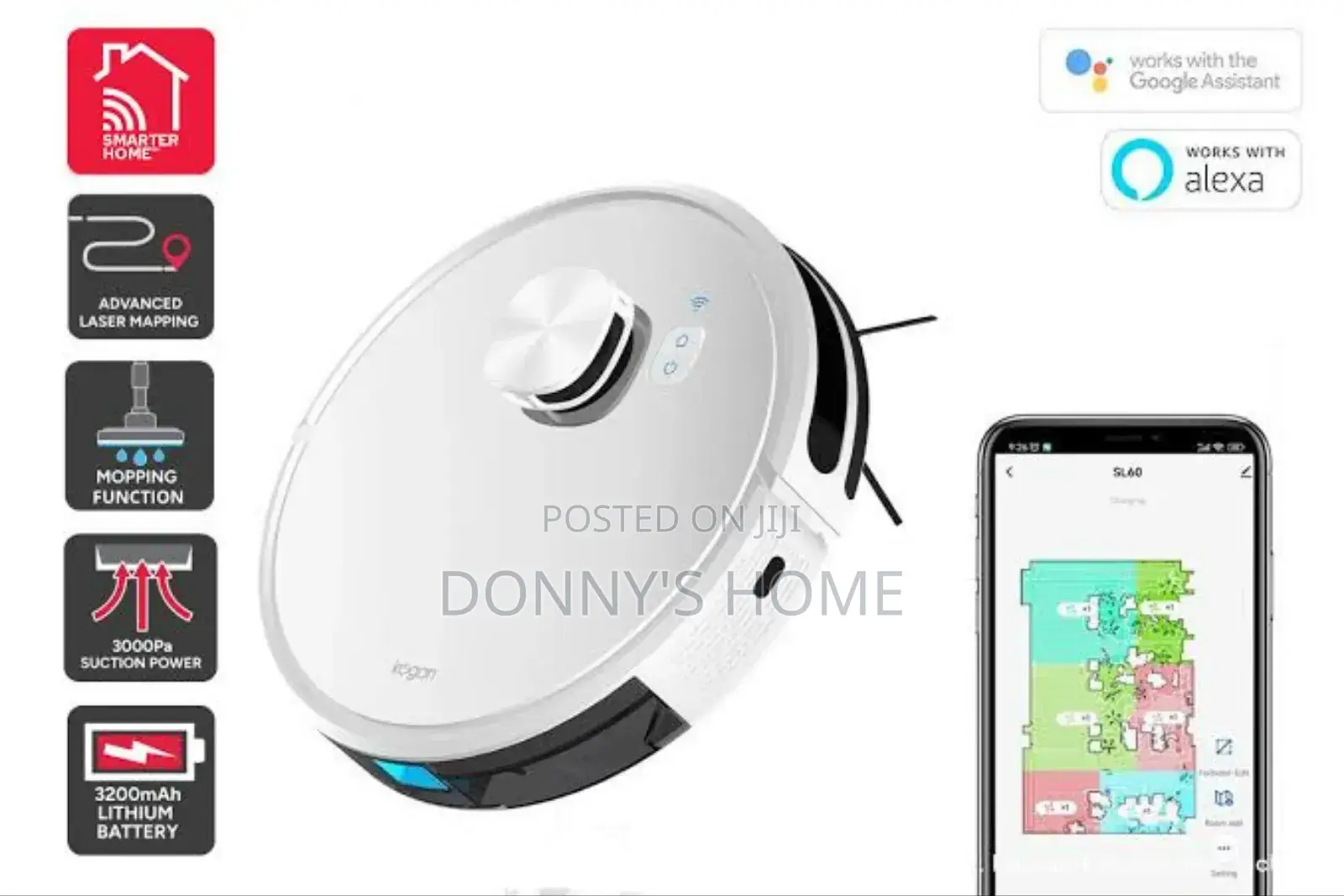 Smarter Home Lx16 Robot Vacuum Cleaner