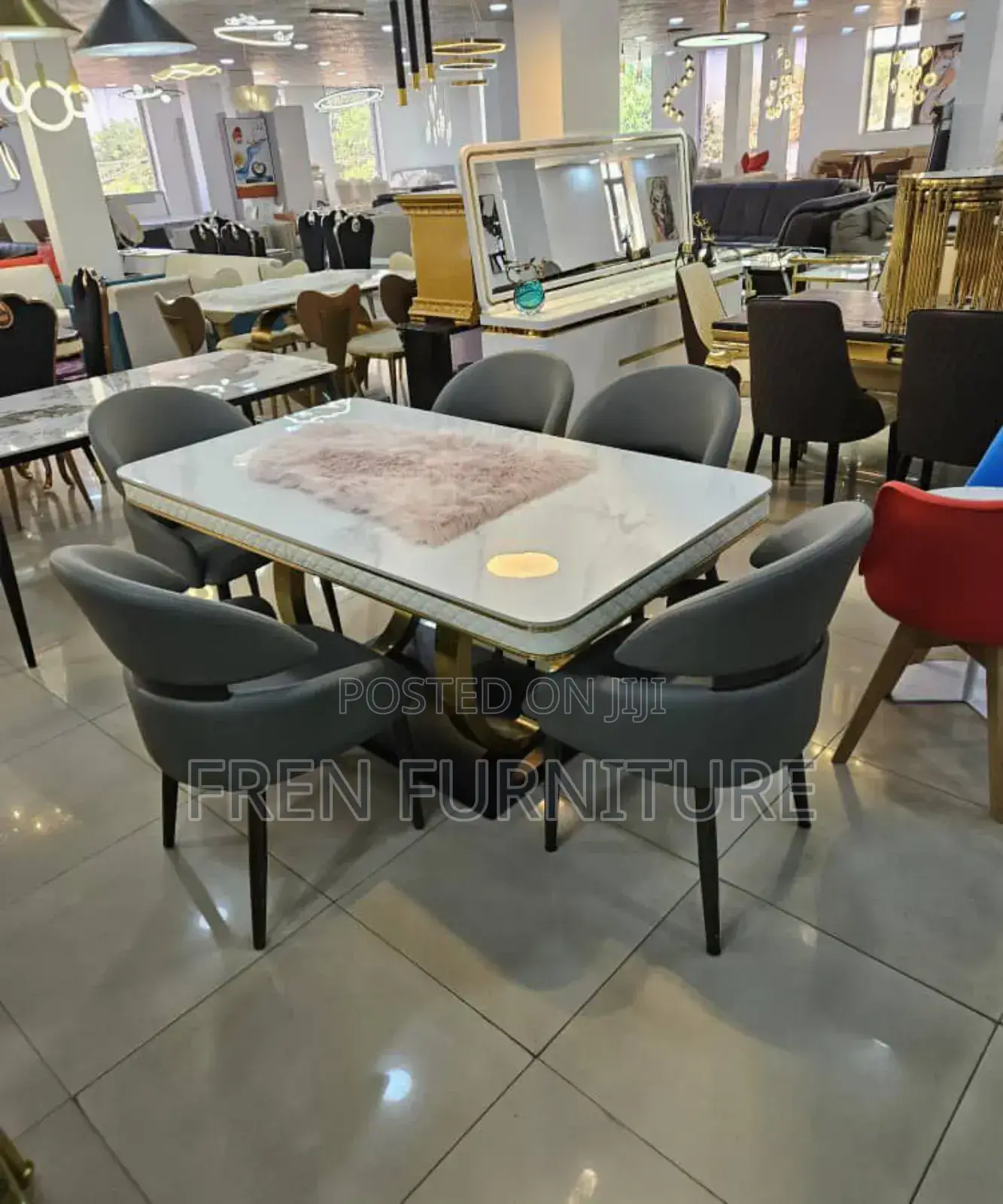 New Imported Luxury Dining Table With 5 Chairs