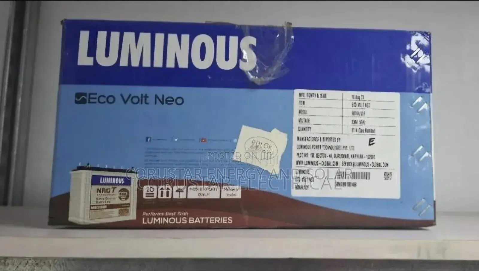 Luminous 900va/12v Volt Neo Inverter