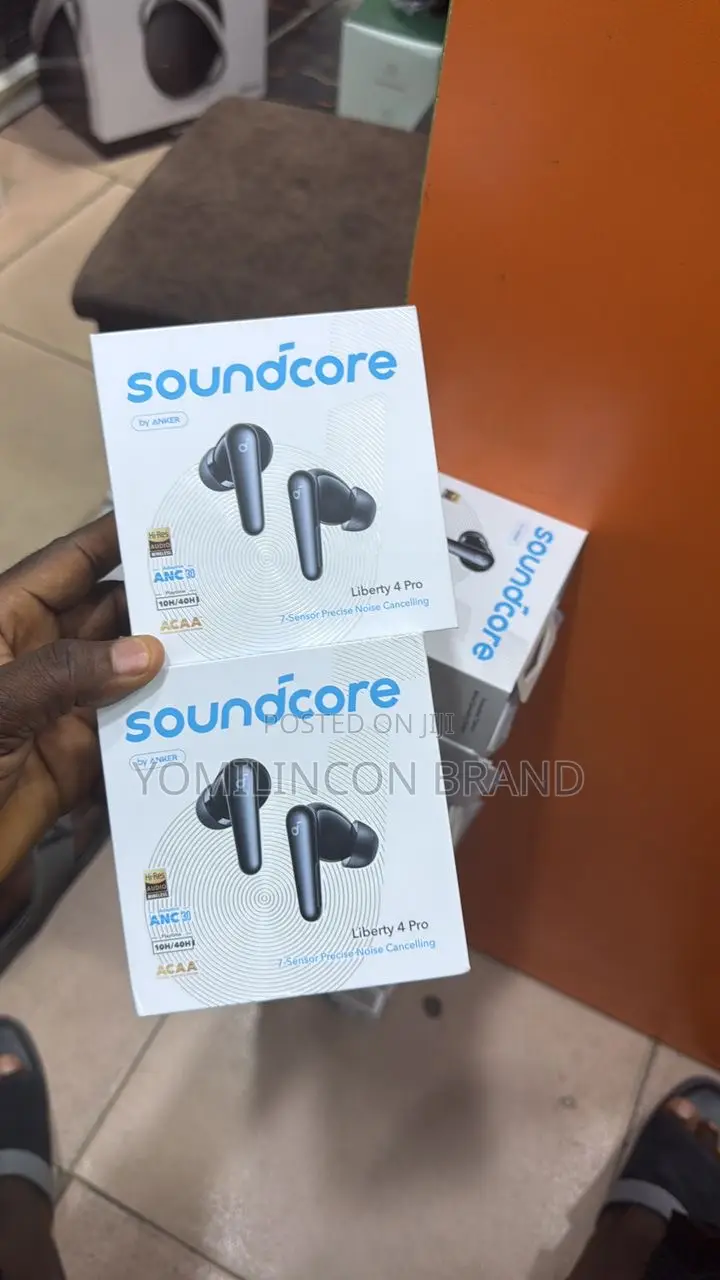 Soundcore Liberty 4 Pro by Anker, Noise Cancelling - Black
