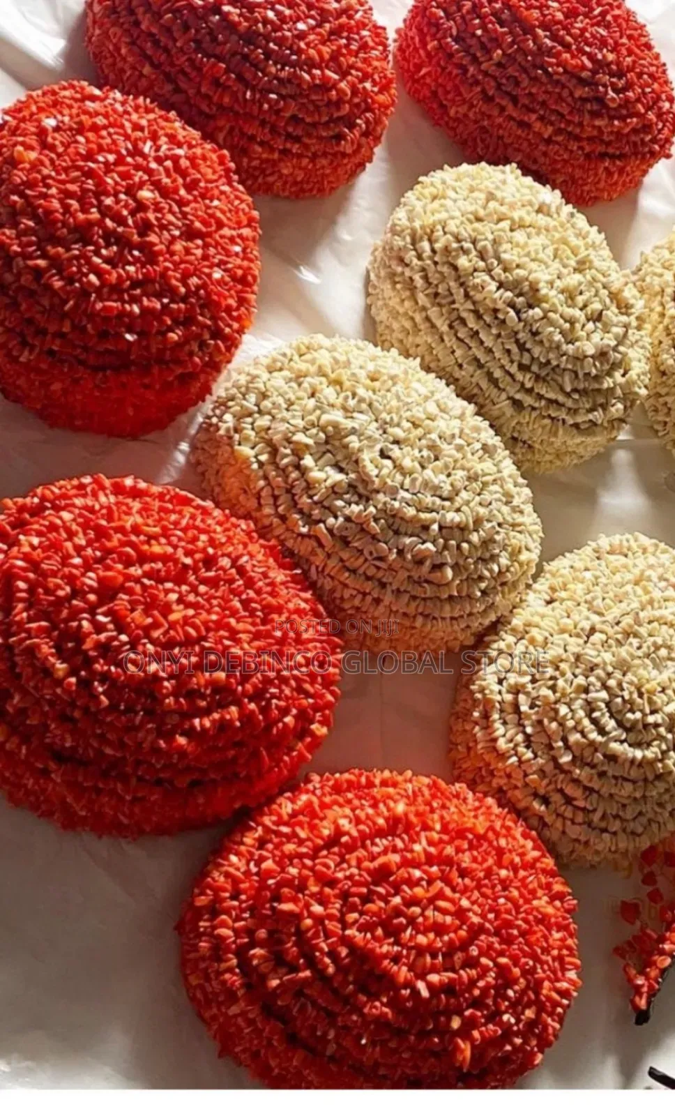 Igbo Edo Benin Traditional Wedding Coral Bead Cap For Bridal