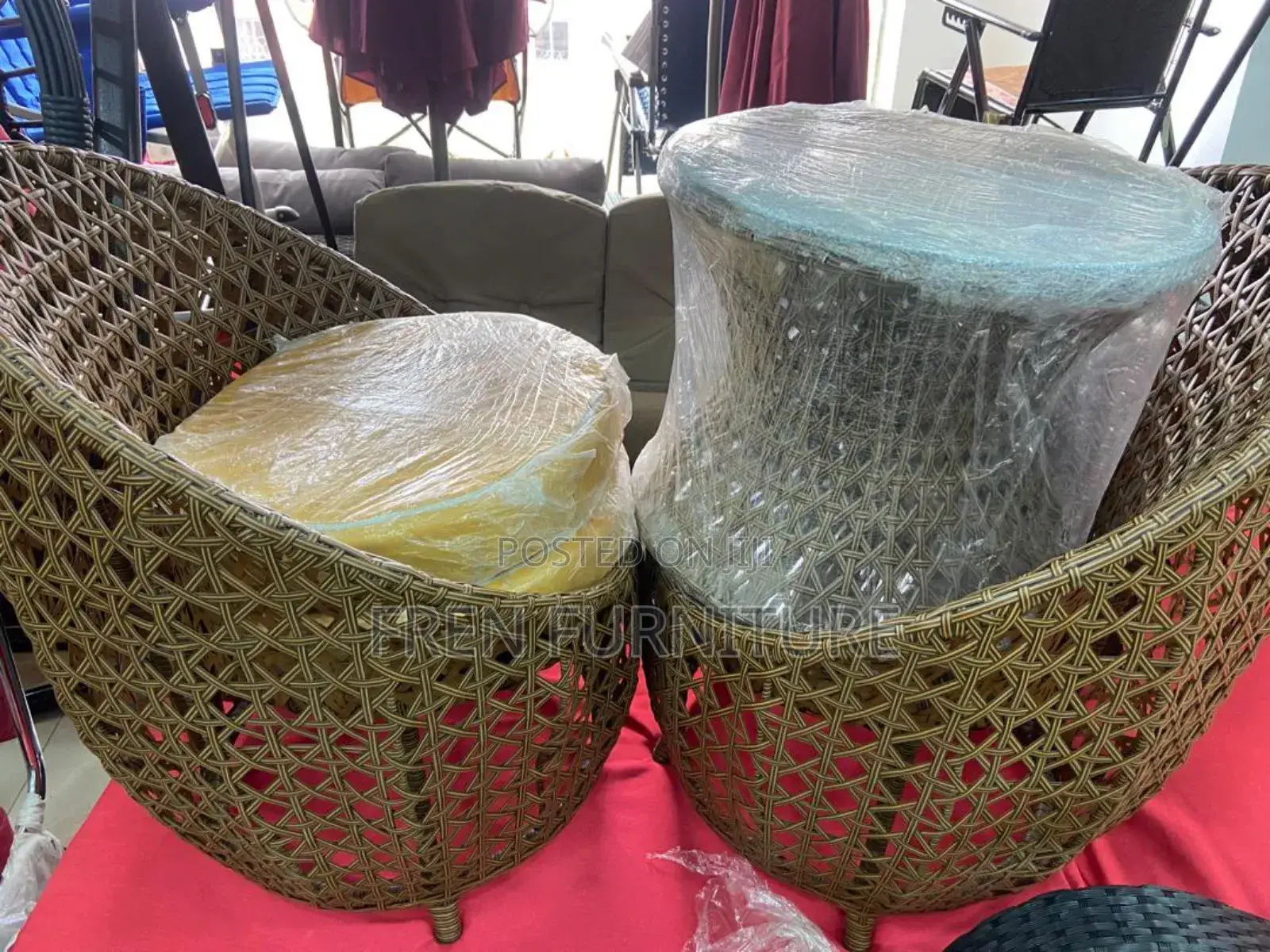 Imported Luxury Outdoor Activities Chars With Centre Table